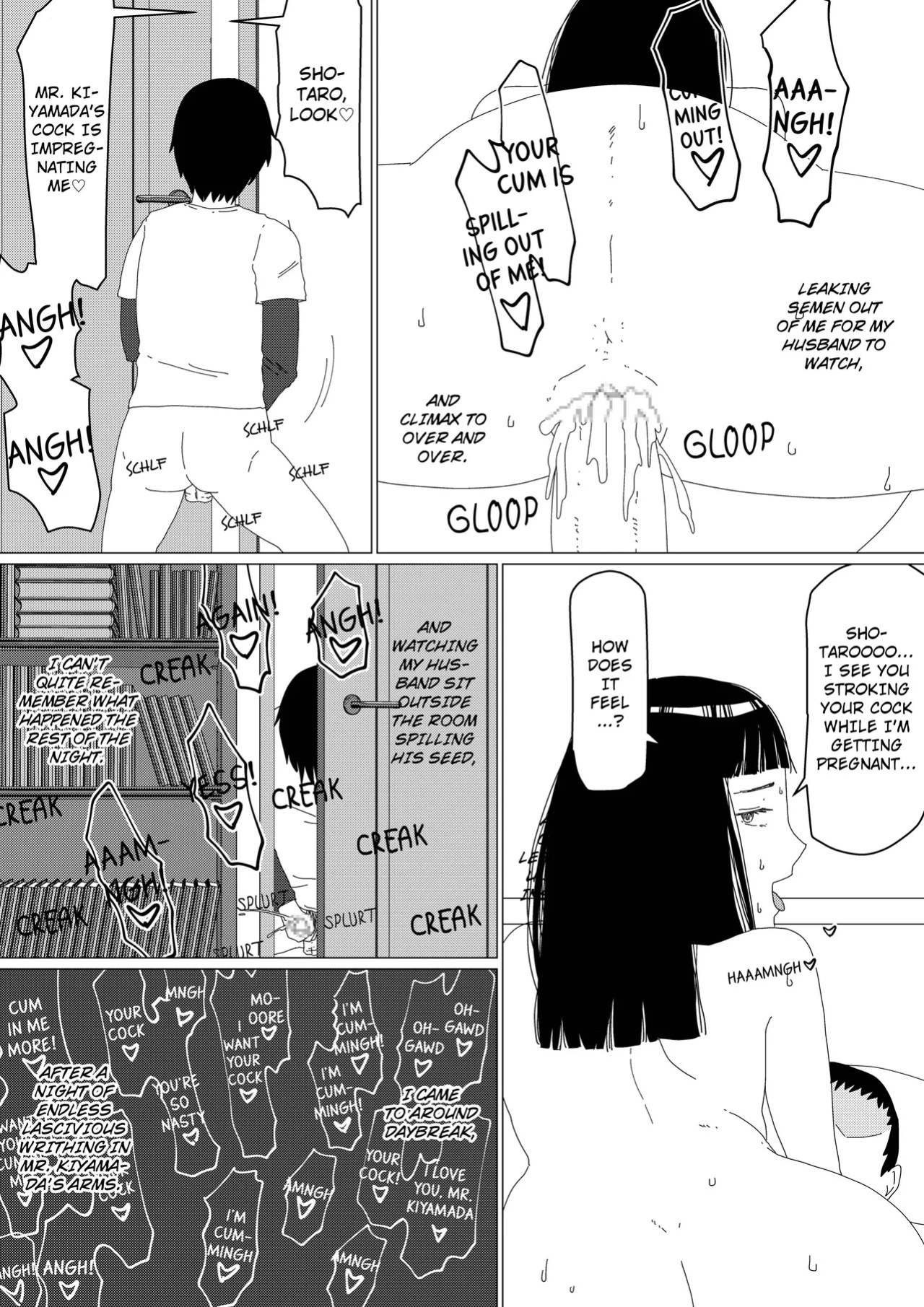 [Jigoku no Nyanko] Chieri-san Can't Lose! A Perverted Toilet Wife Who Can Be Fertilized With Anyone's Sperm With Her Husband's Approval [Full Series]