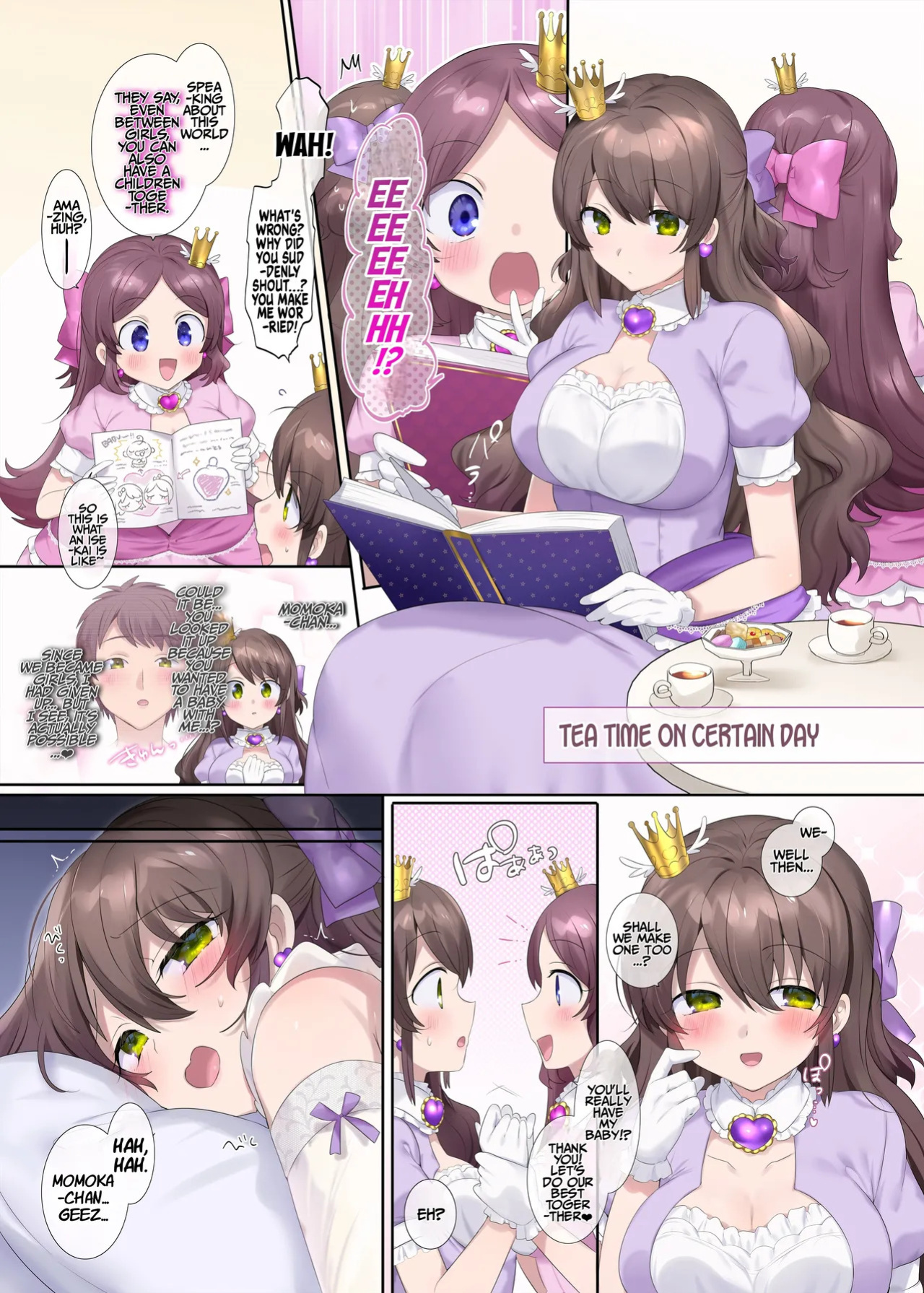 [Hiiragi Popura] TS Yuri Hime | TS Yuri Princess (TS sakuhin baraethi pakku! nyotai ka＆ hyouietc…＋α) [English] [Maika]