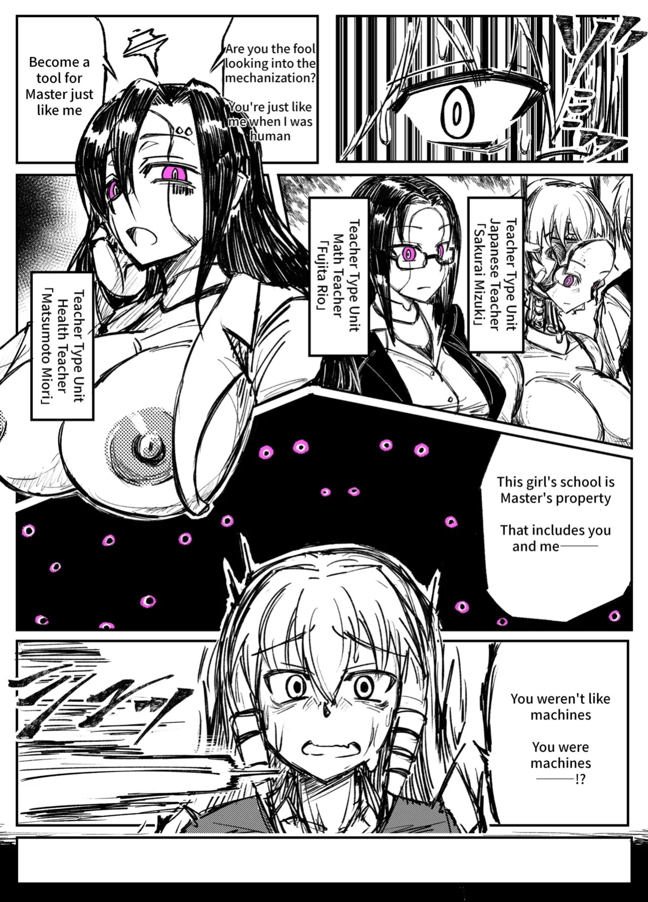 [Tousyoku] Girls School Mechanization Manga 1-7 [English]