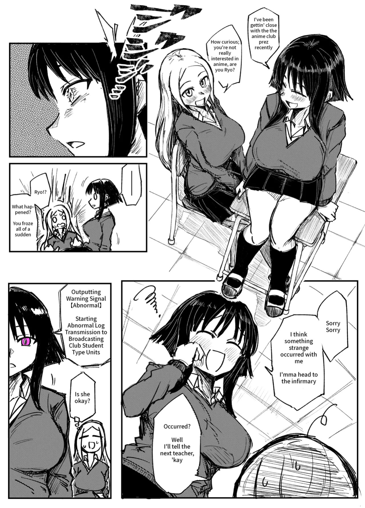 [Tousyoku] Girls School Mechanization Manga 1-7 [English]