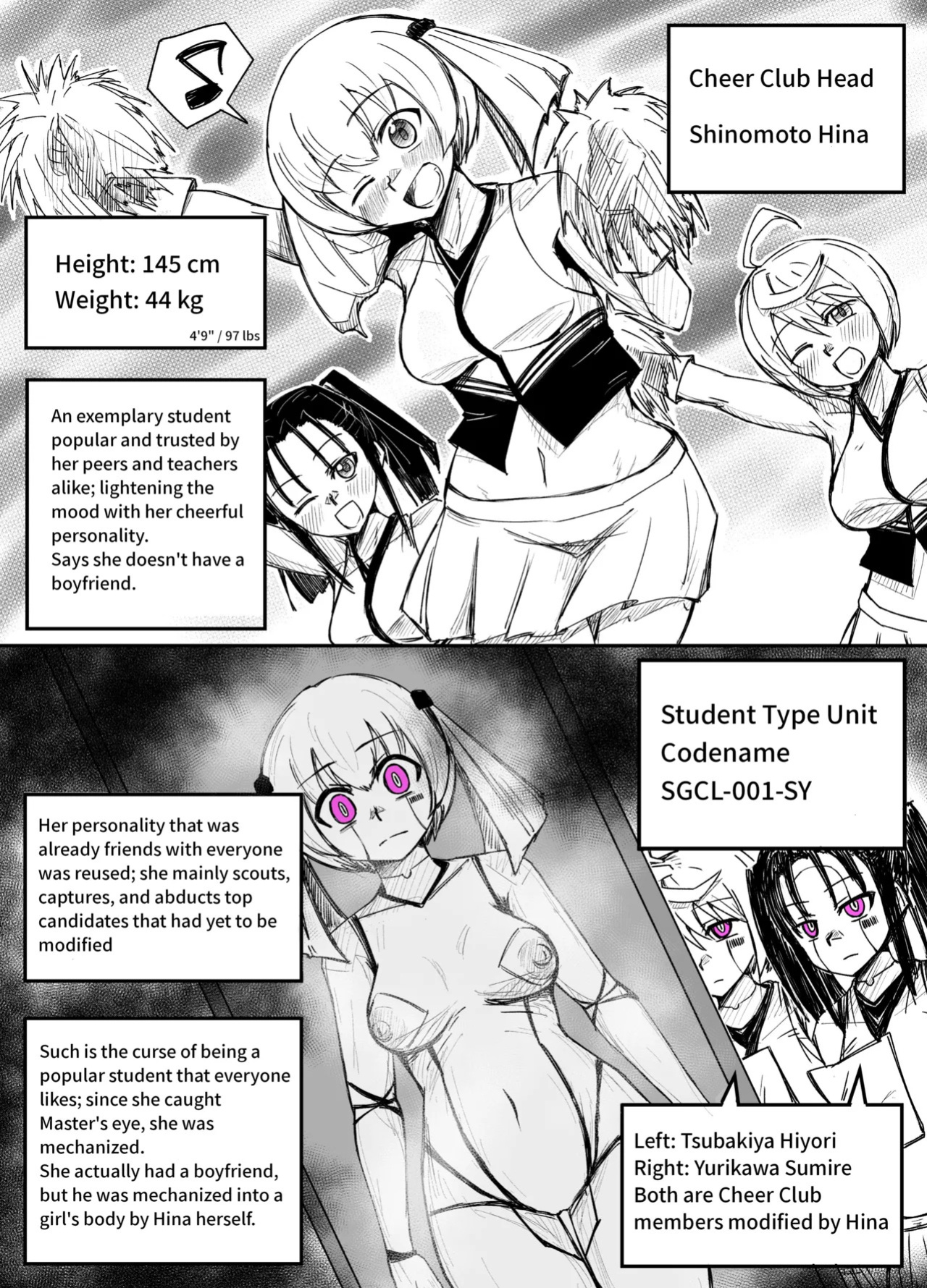 [Tousyoku] Girls School Mechanization Manga 1-7 [English]