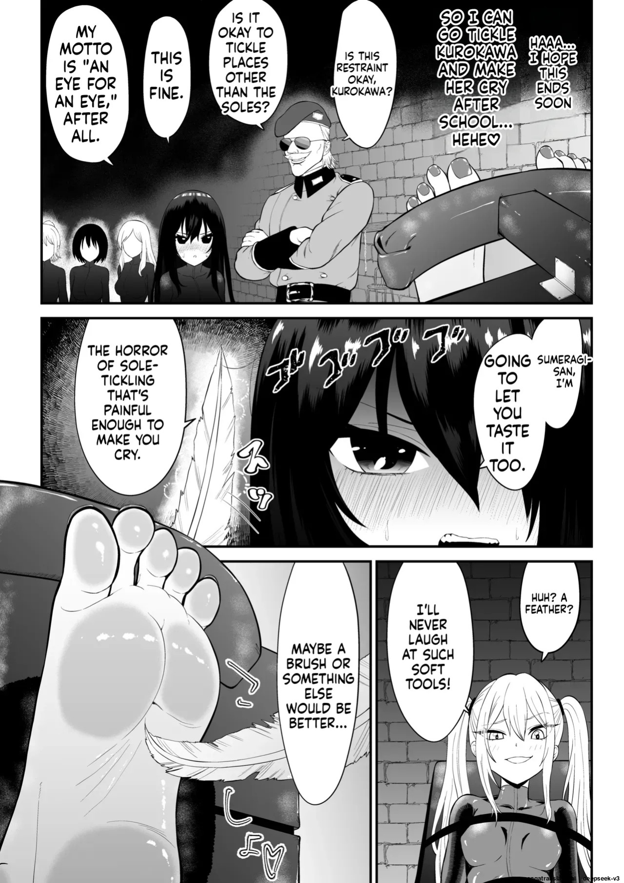 [Bocyobocyo Gegel (Bocyobocyo)] Spy Girl Sole Tickle Torture Interrogation Training 2