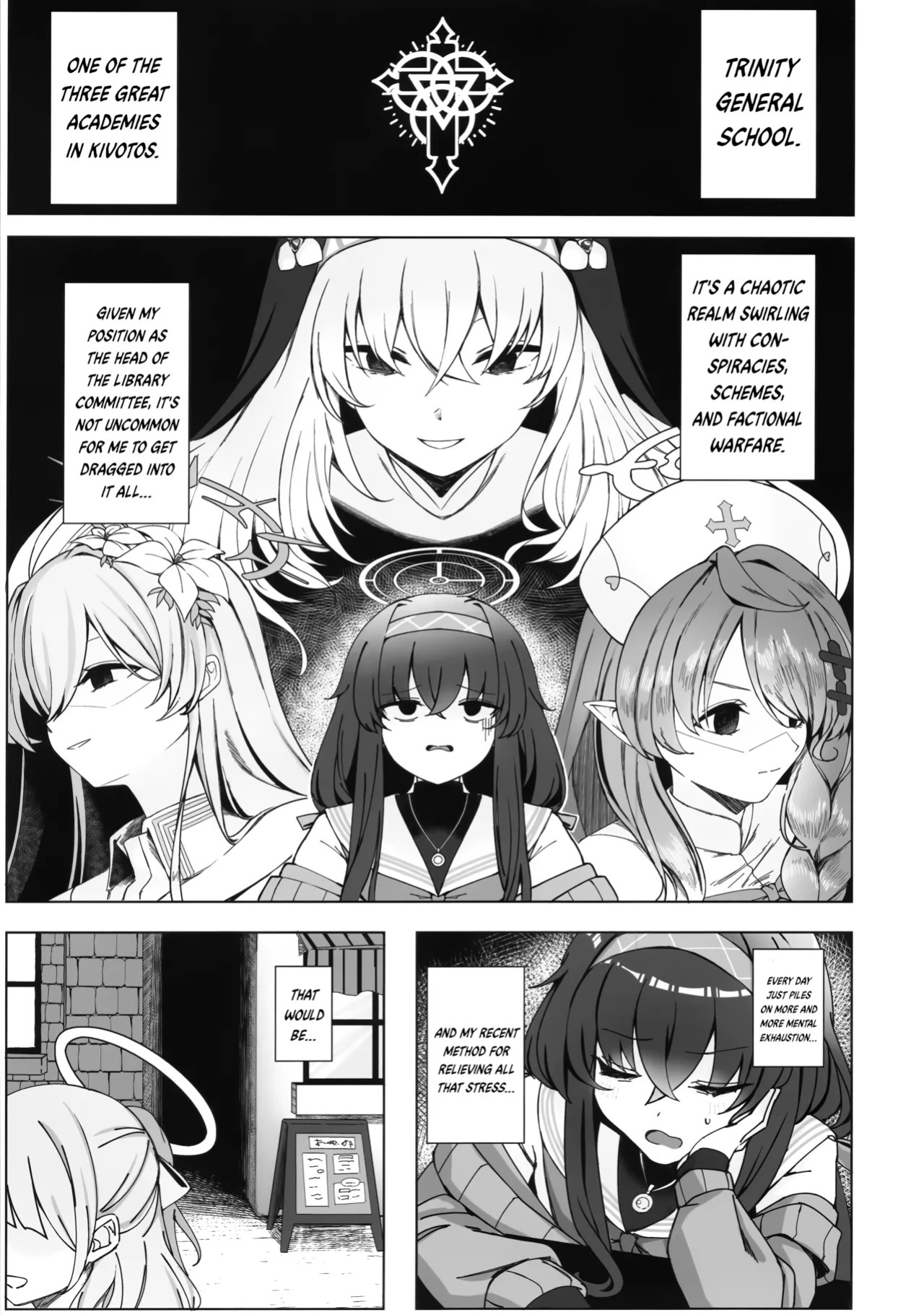 (C107) [Lactucopicrin (Momoiro Retas)] Rojiura no Majutsushi | Magician of the Alleyway (Blue Archive) [English] [DKKMD Translations] [Decensored]