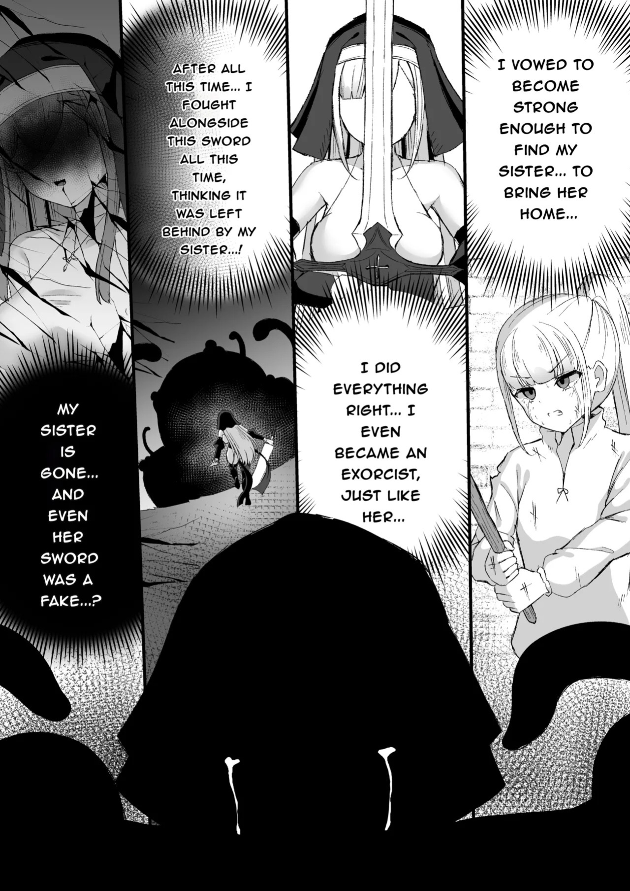 (C107) [Tamazushi (Shiratama)] Sugoude Shisutā ga Seiken ni Makasare-ru Hanashi - Story of an Elite Sister Being Bested by Holy Sword (Original) [English] [DL Version]