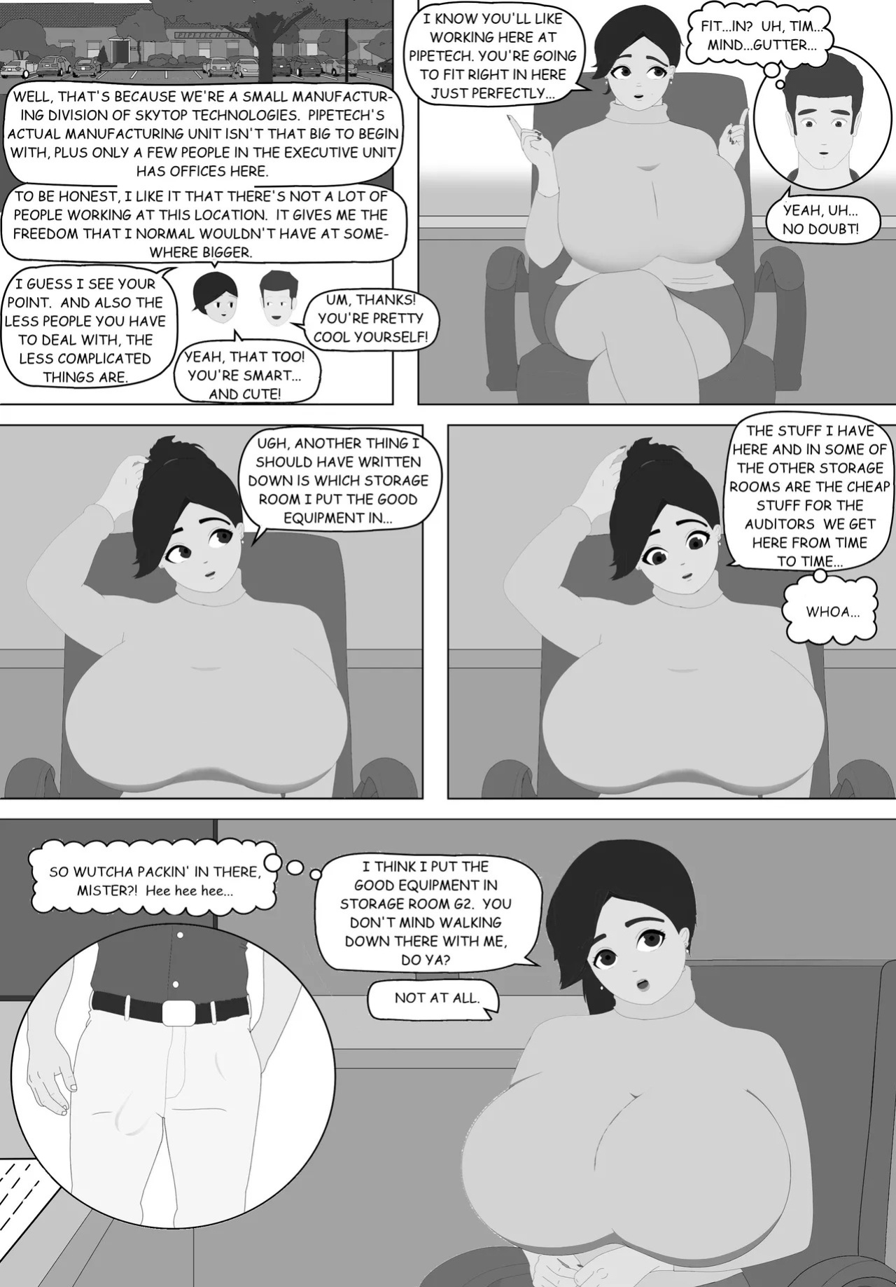 Naughty Business, Chapter 1 "Tim's First Day"