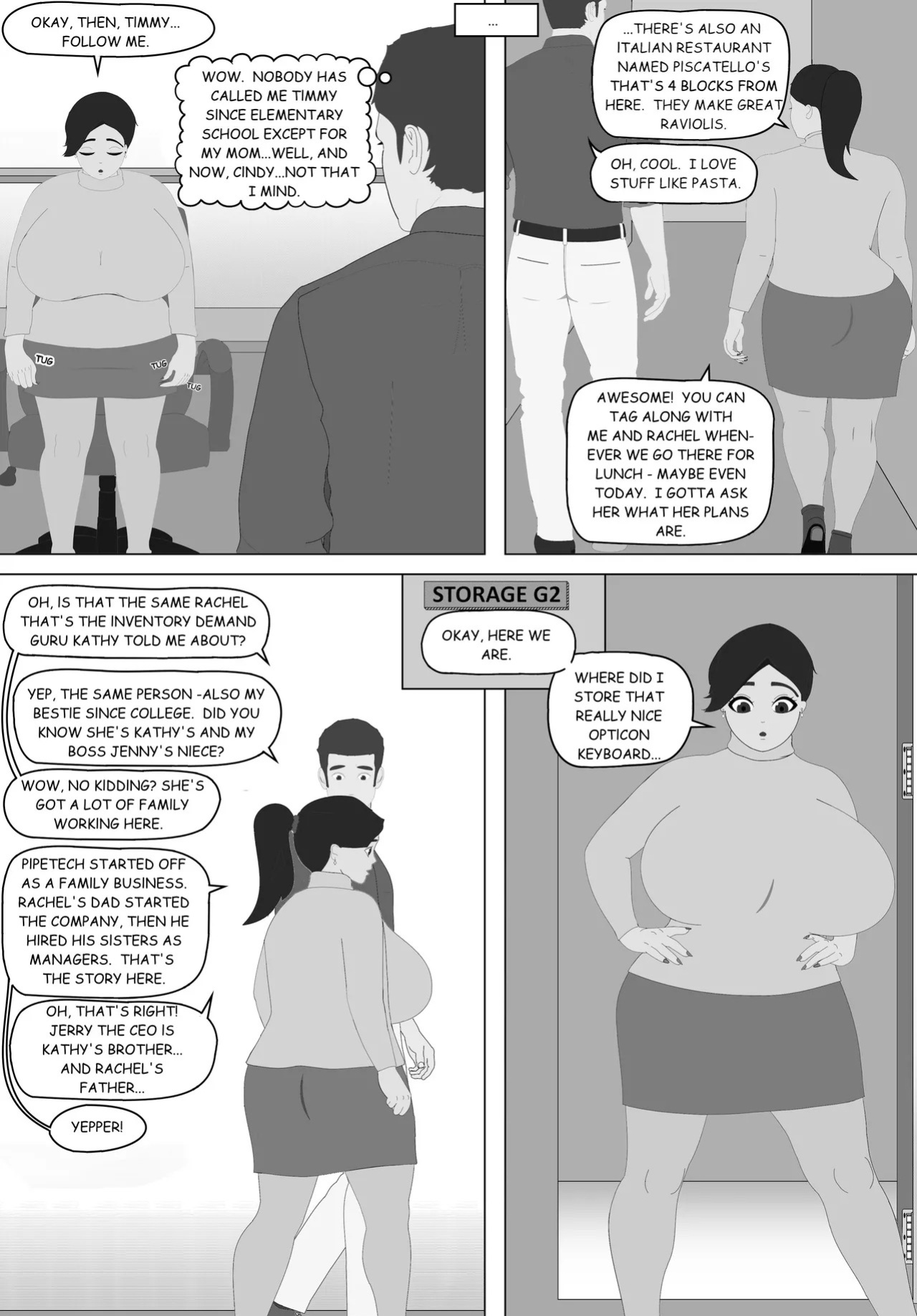 Naughty Business, Chapter 1 "Tim's First Day"