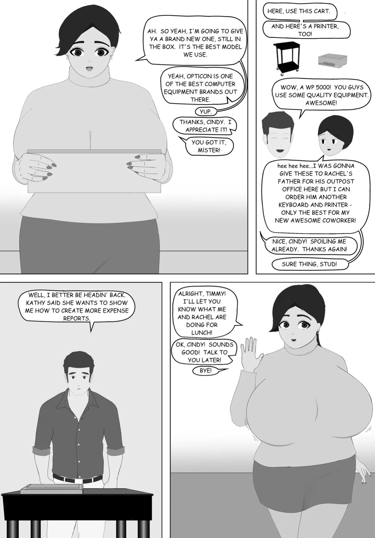 Naughty Business, Chapter 1 "Tim's First Day"