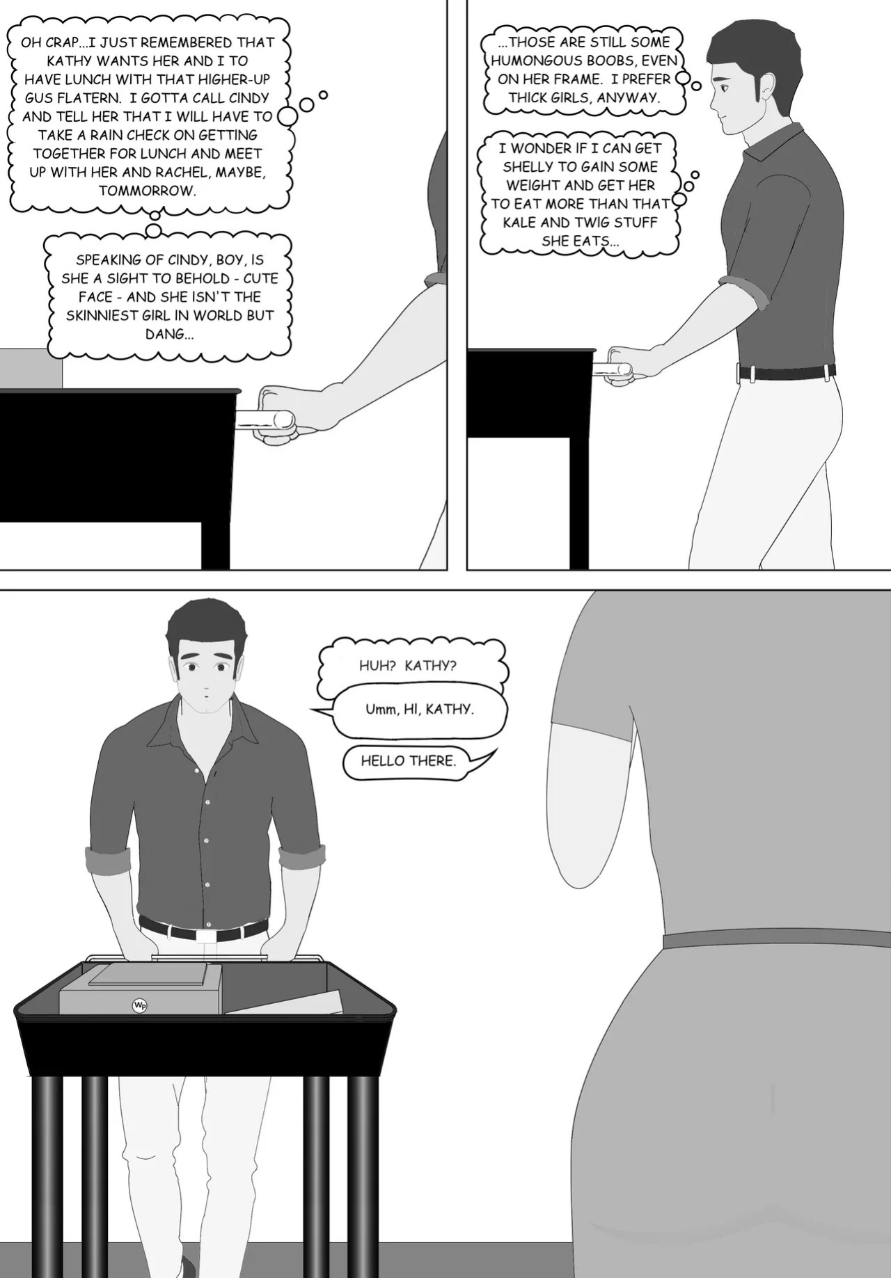 Naughty Business, Chapter 1 "Tim's First Day"