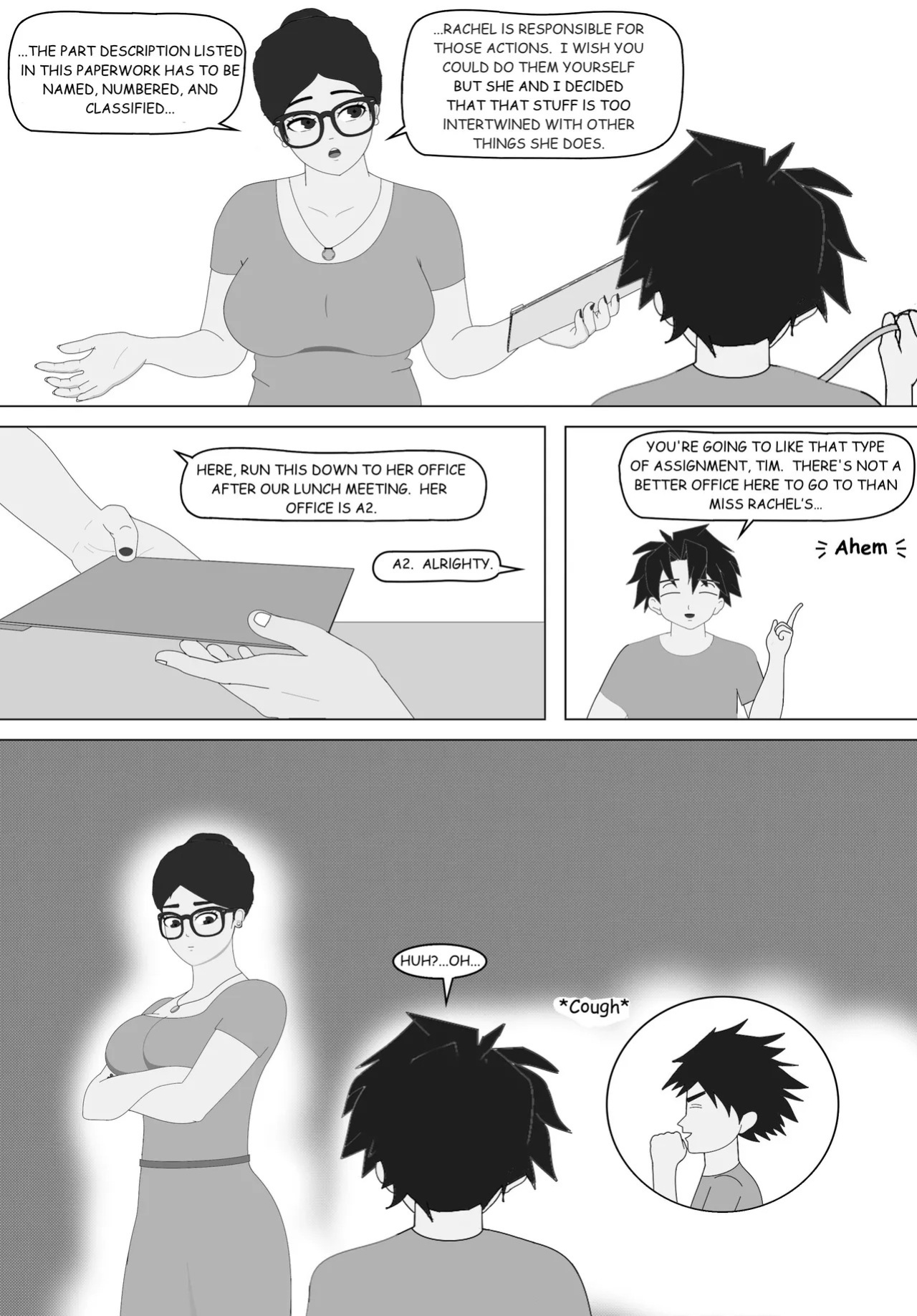 Naughty Business, Chapter 1 "Tim's First Day"