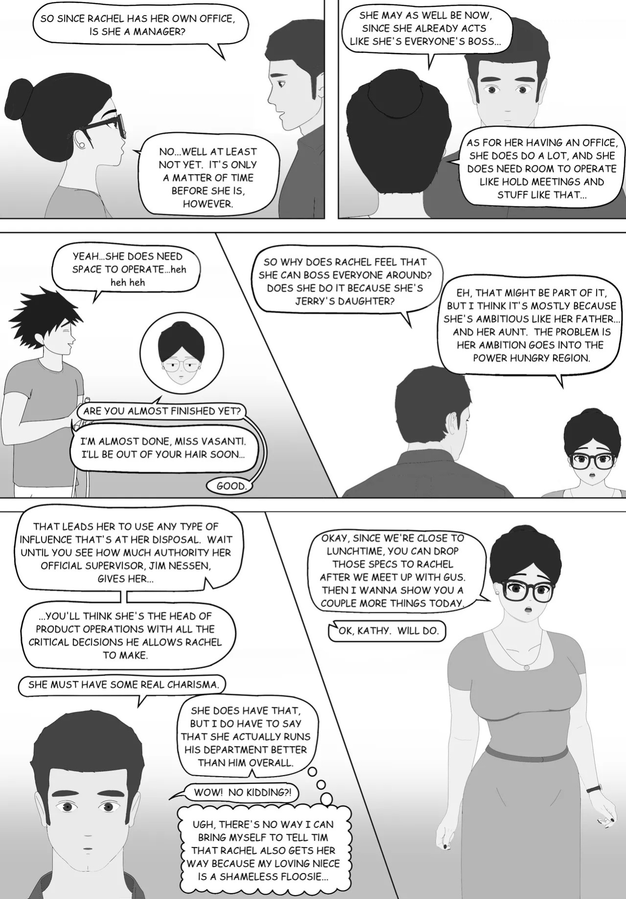 Naughty Business, Chapter 1 "Tim's First Day"