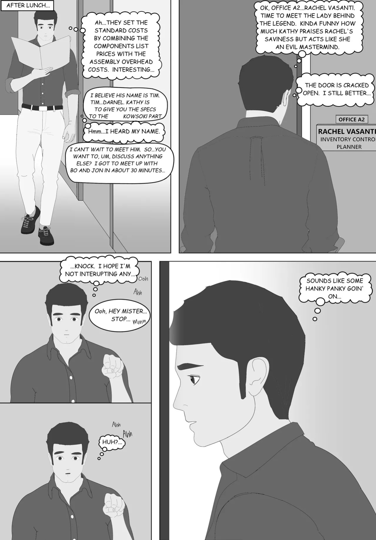 Naughty Business, Chapter 1 "Tim's First Day"
