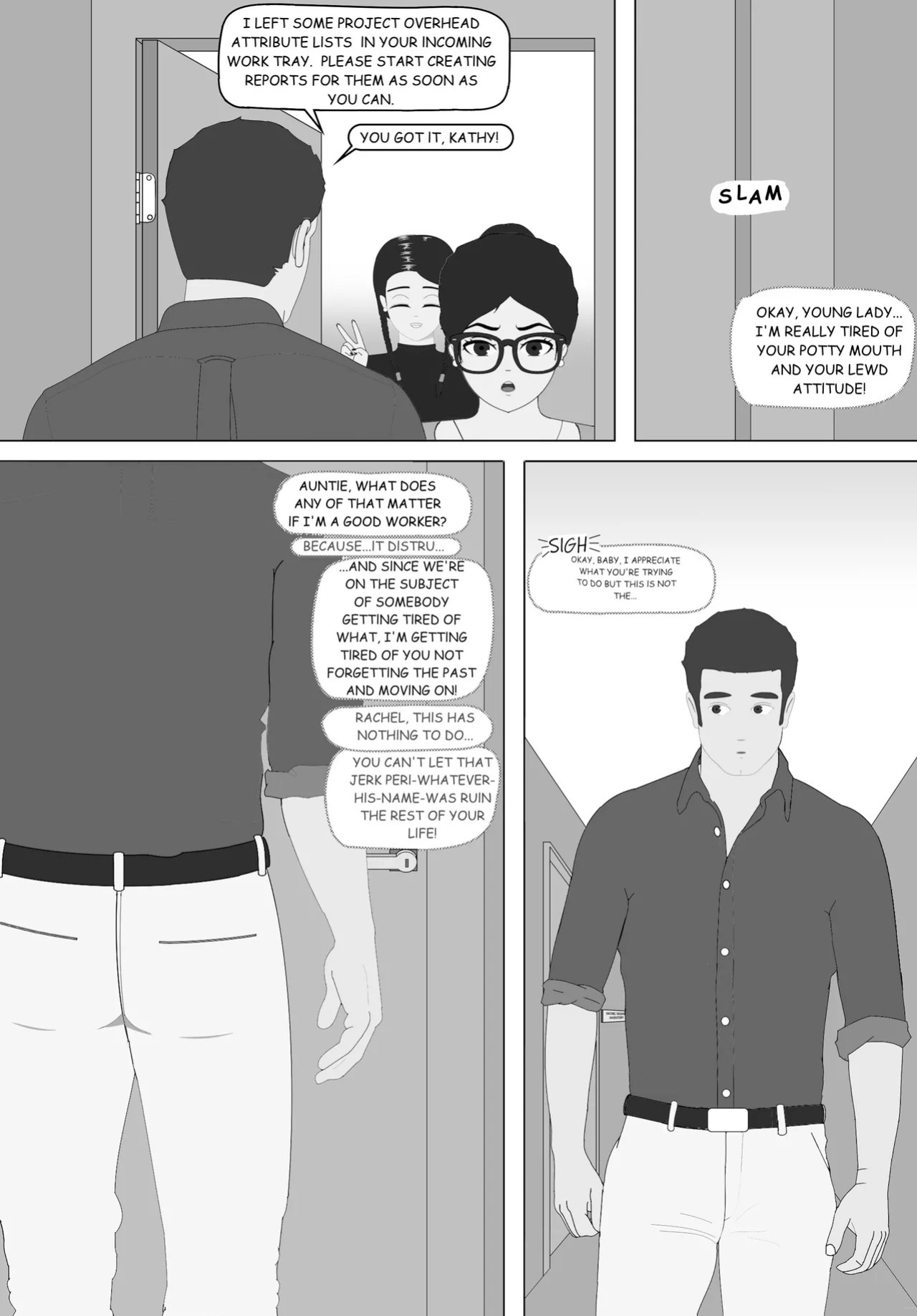 Naughty Business, Chapter 1 "Tim's First Day"