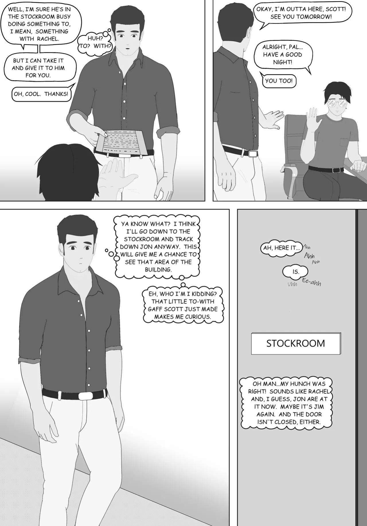 Naughty Business, Chapter 1 "Tim's First Day"