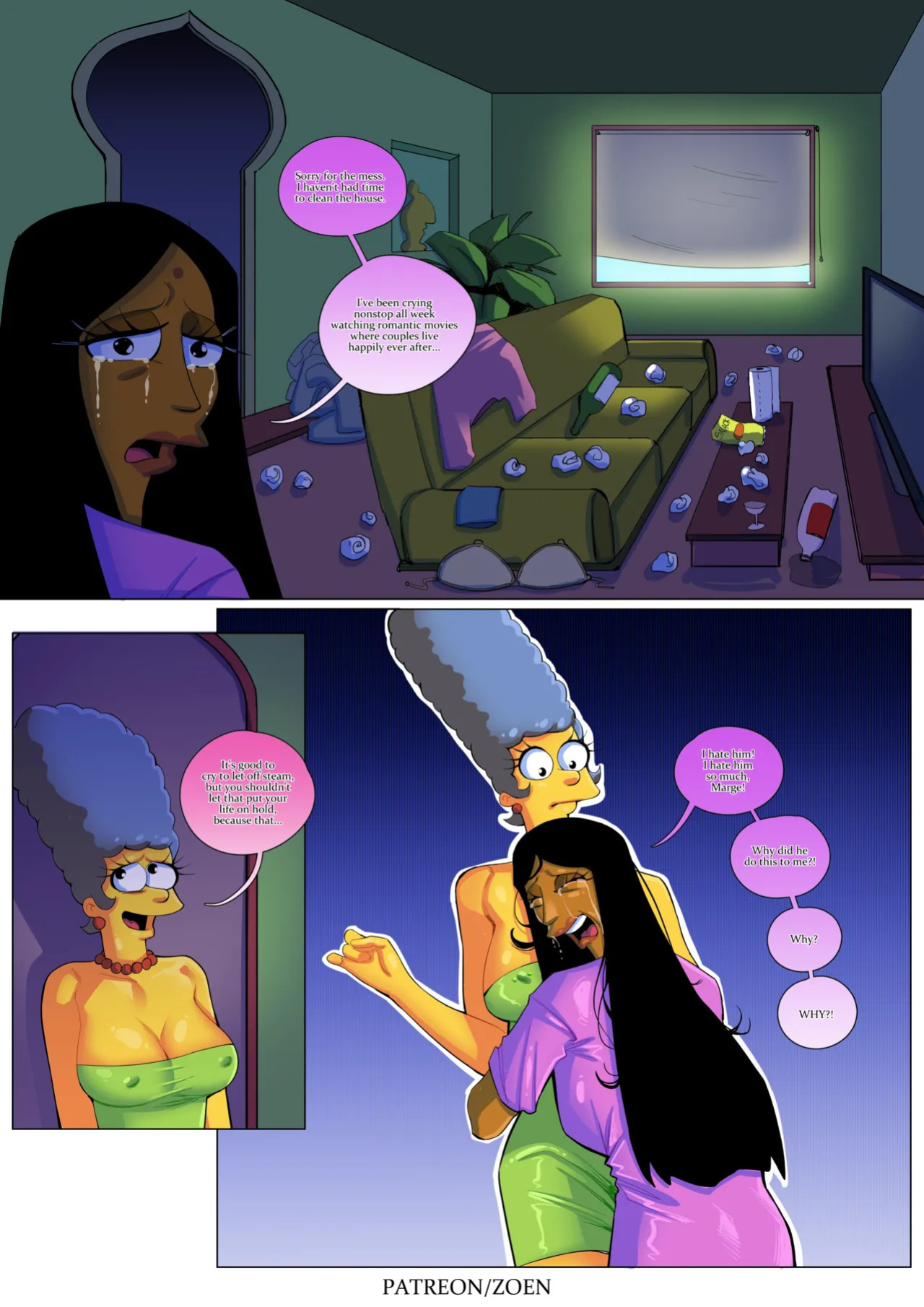 The Simpsons "Manjula's Deal" - By:Zoen