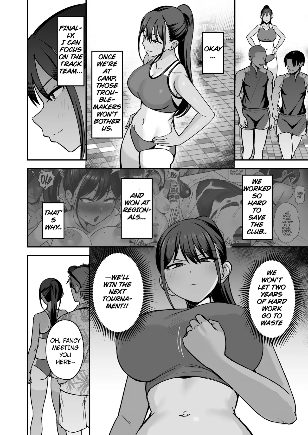 [Eat in (Toin)] Rikujoubu Buchou, Yankee-tachi ni Otosareru 2 | Track and Field Club Leader Surrenders to a Bunch of Delinquents 2 [English] [SomeGoodHentai] [Decensored] [Digital]