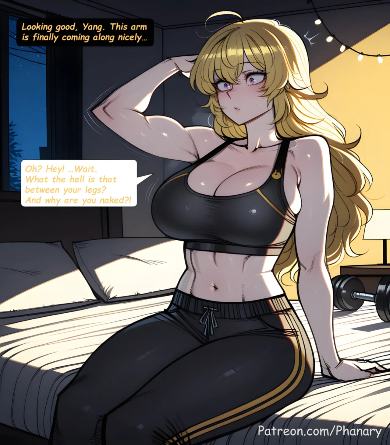 [Phanary] Weiss(Futa) x RWBY Girls Happy Birthday! [AI Generated]