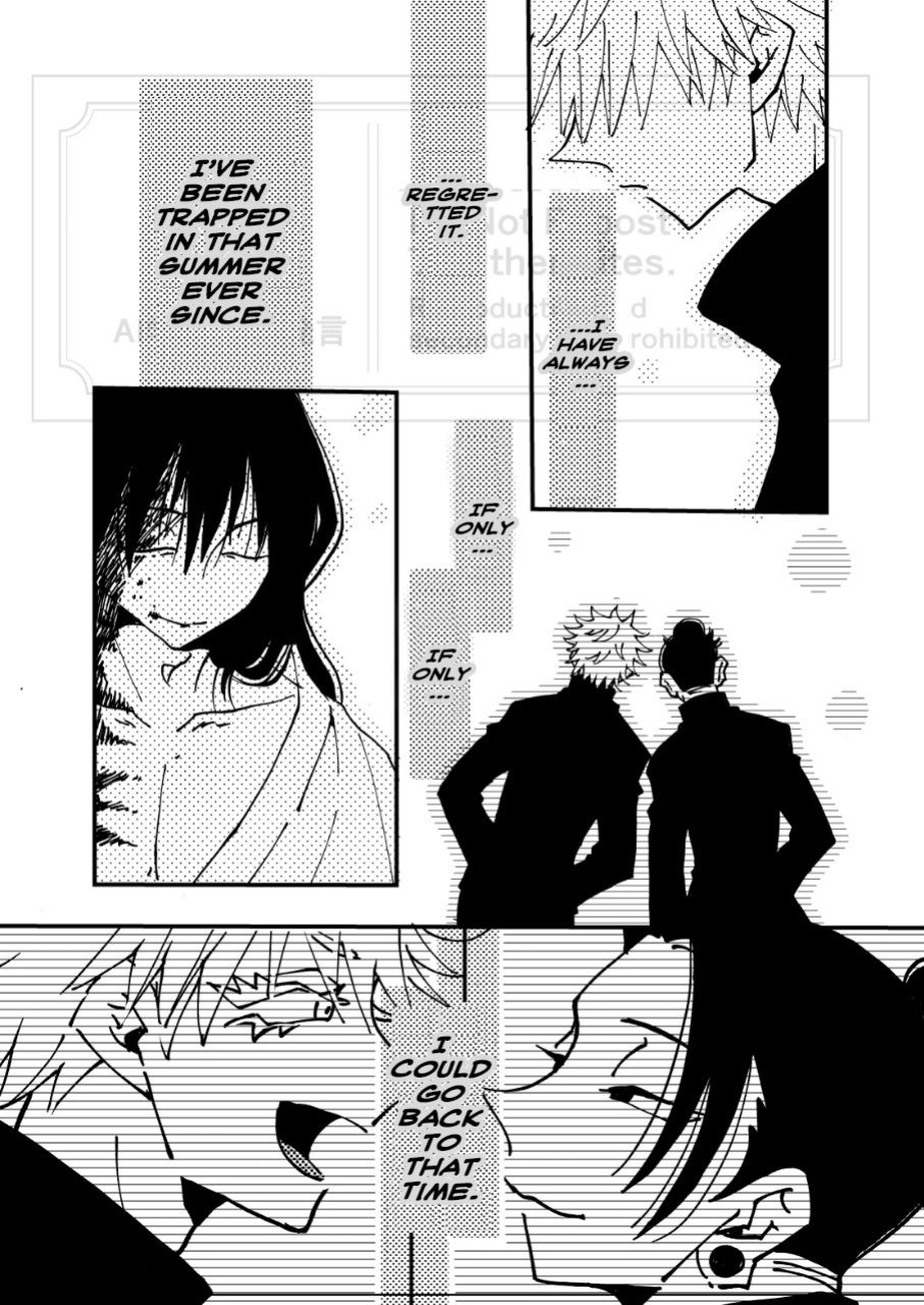 [61 (61log)] A Story Where Gojo Somehow Ends Up Going Back to the Past, Tries His Absolute Best Through All the Chaos, and Ends Up Happy with Geto (Jujutsu Kaisen)