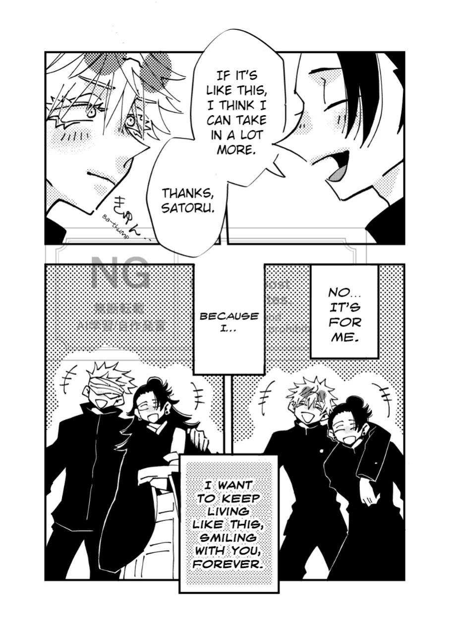 [61 (61log)] A Story Where Gojo Somehow Ends Up Going Back to the Past, Tries His Absolute Best Through All the Chaos, and Ends Up Happy with Geto (Jujutsu Kaisen)