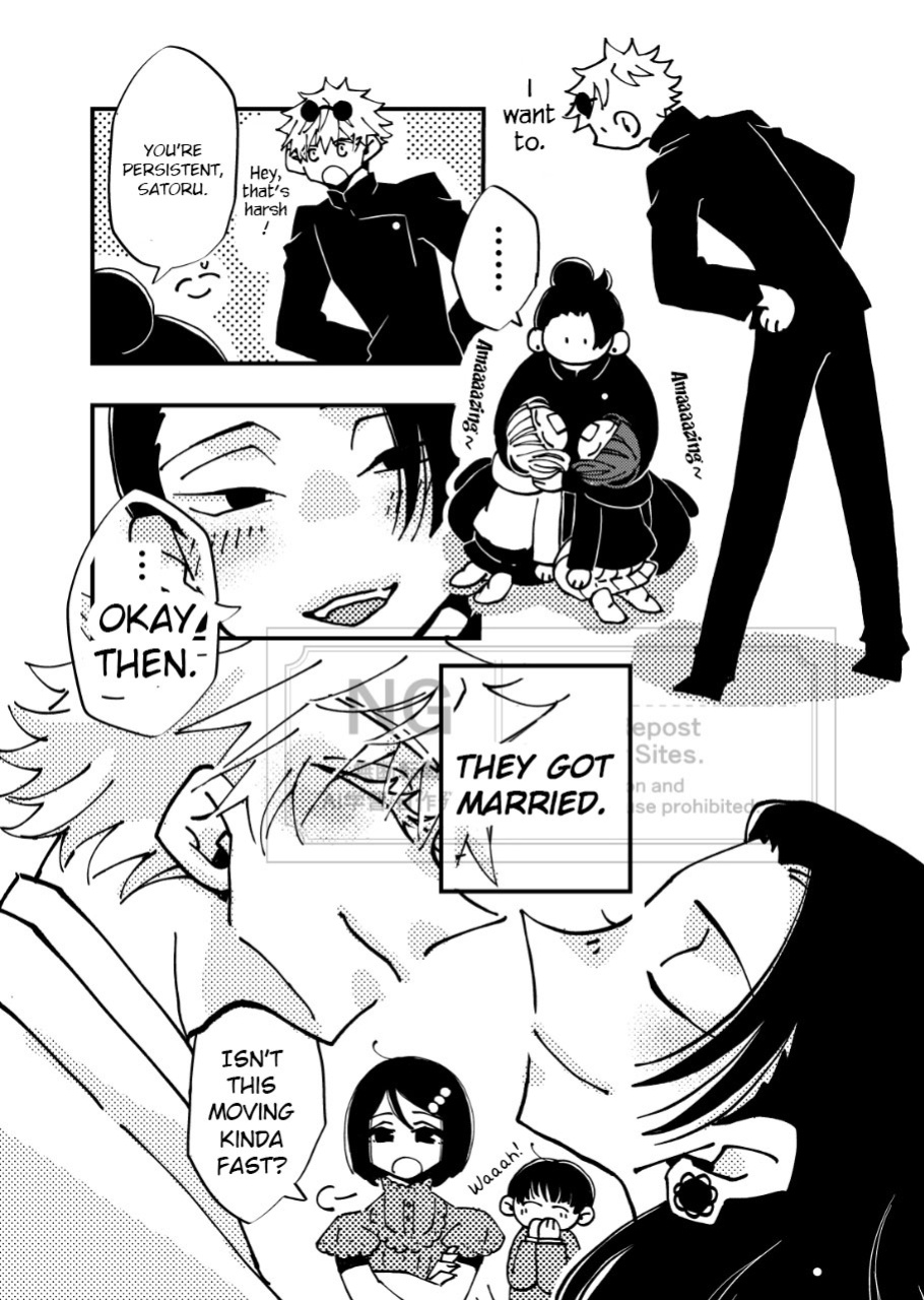 [61 (61log)] A Story Where Gojo Somehow Ends Up Going Back to the Past, Tries His Absolute Best Through All the Chaos, and Ends Up Happy with Geto (Jujutsu Kaisen)
