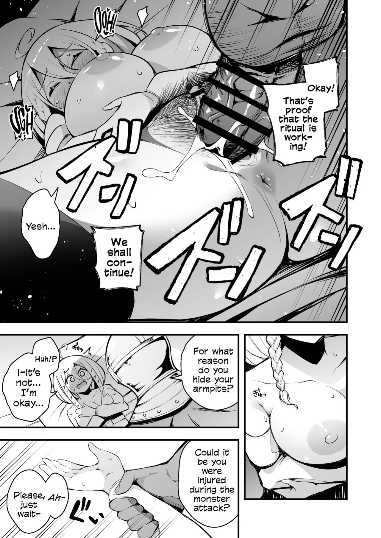 [Jisyakunyudo (Nanameno Hayuta)] The Apprentice Witch And The Cursed Dick | Minarai Majo to Noroi no Chinpo [English] [Cookie Cruncher] [Digital]