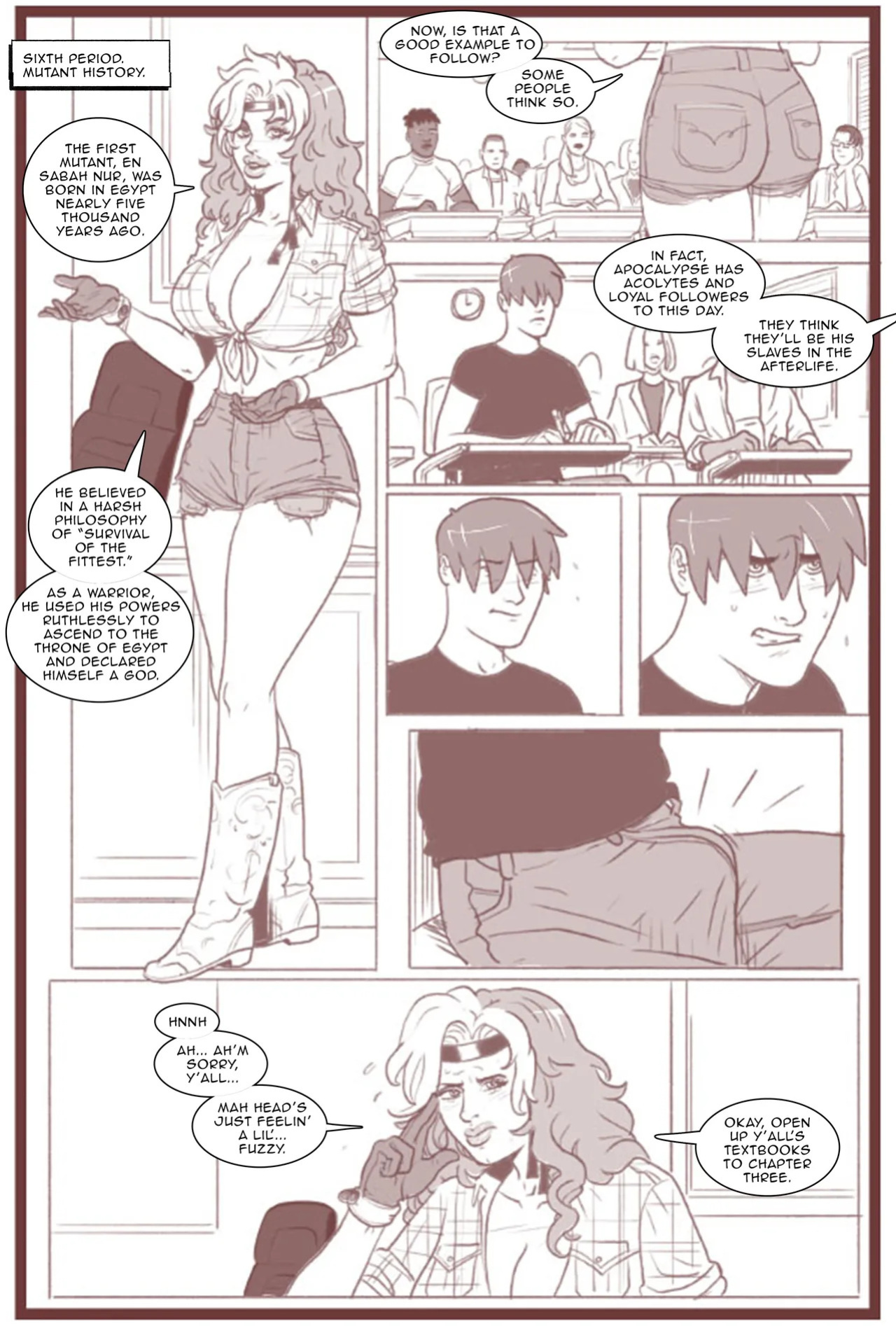 [Pegasus] X-Academy Bimbofied - Jean Grey