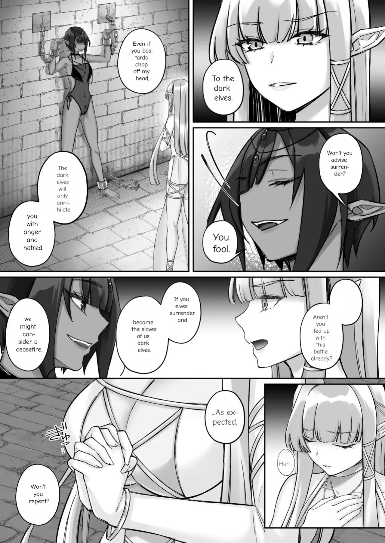 [Seika Kairaku Shoten (Chocomint)] The Fall of the Elves: Imprinting Lewd Marks on Elves and Turning Them into Lesbians [Digital Download Version]