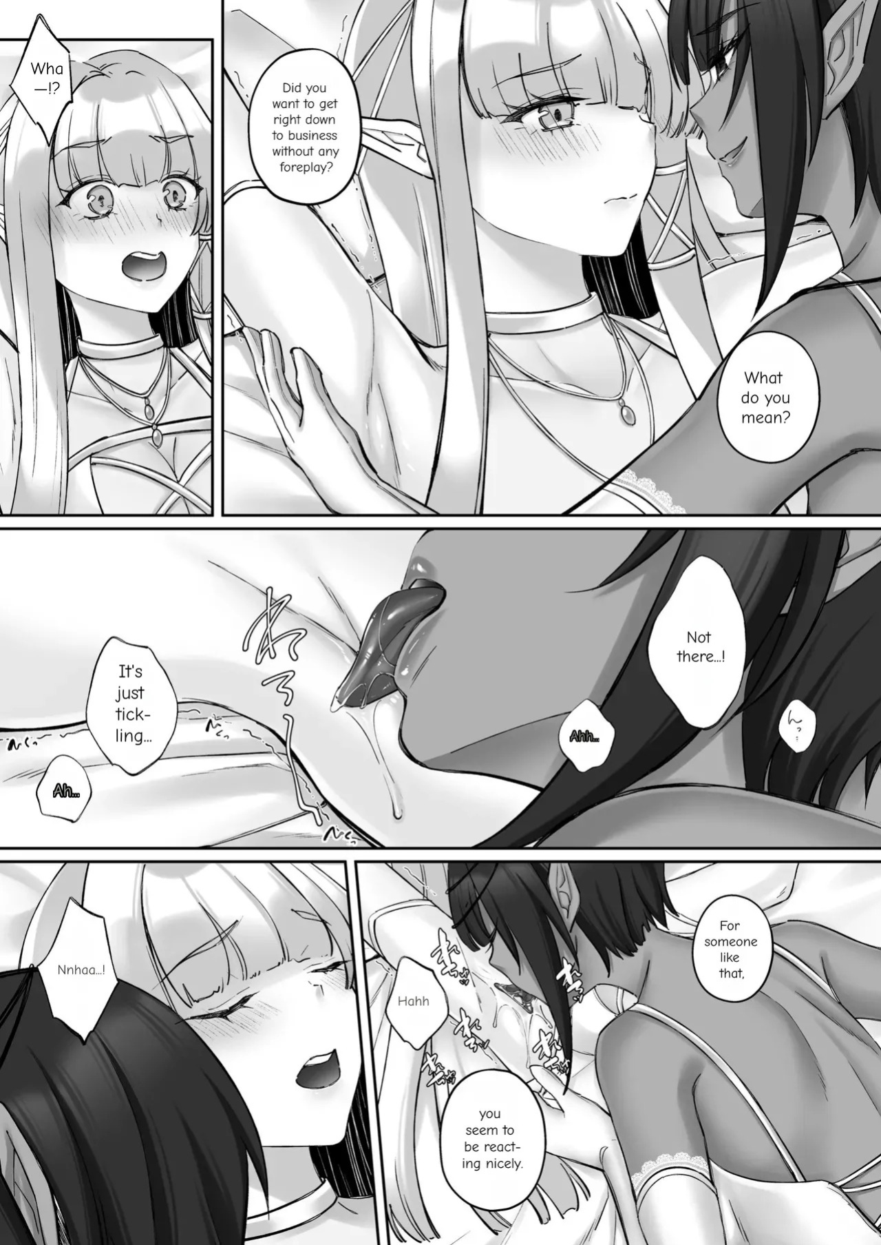 [Seika Kairaku Shoten (Chocomint)] The Fall of the Elves: Imprinting Lewd Marks on Elves and Turning Them into Lesbians [Digital Download Version]