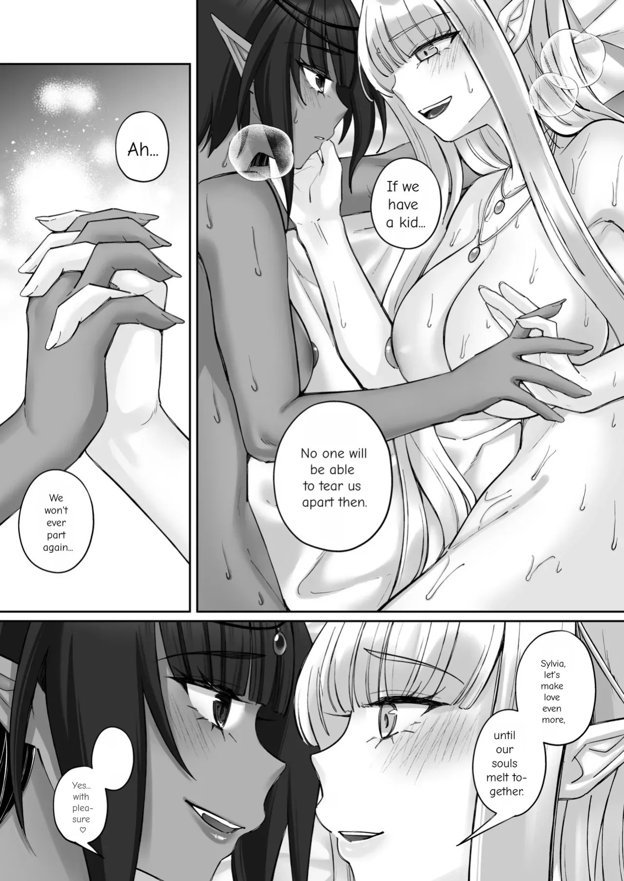 [Seika Kairaku Shoten (Chocomint)] The Fall of the Elves: Imprinting Lewd Marks on Elves and Turning Them into Lesbians [Digital Download Version]