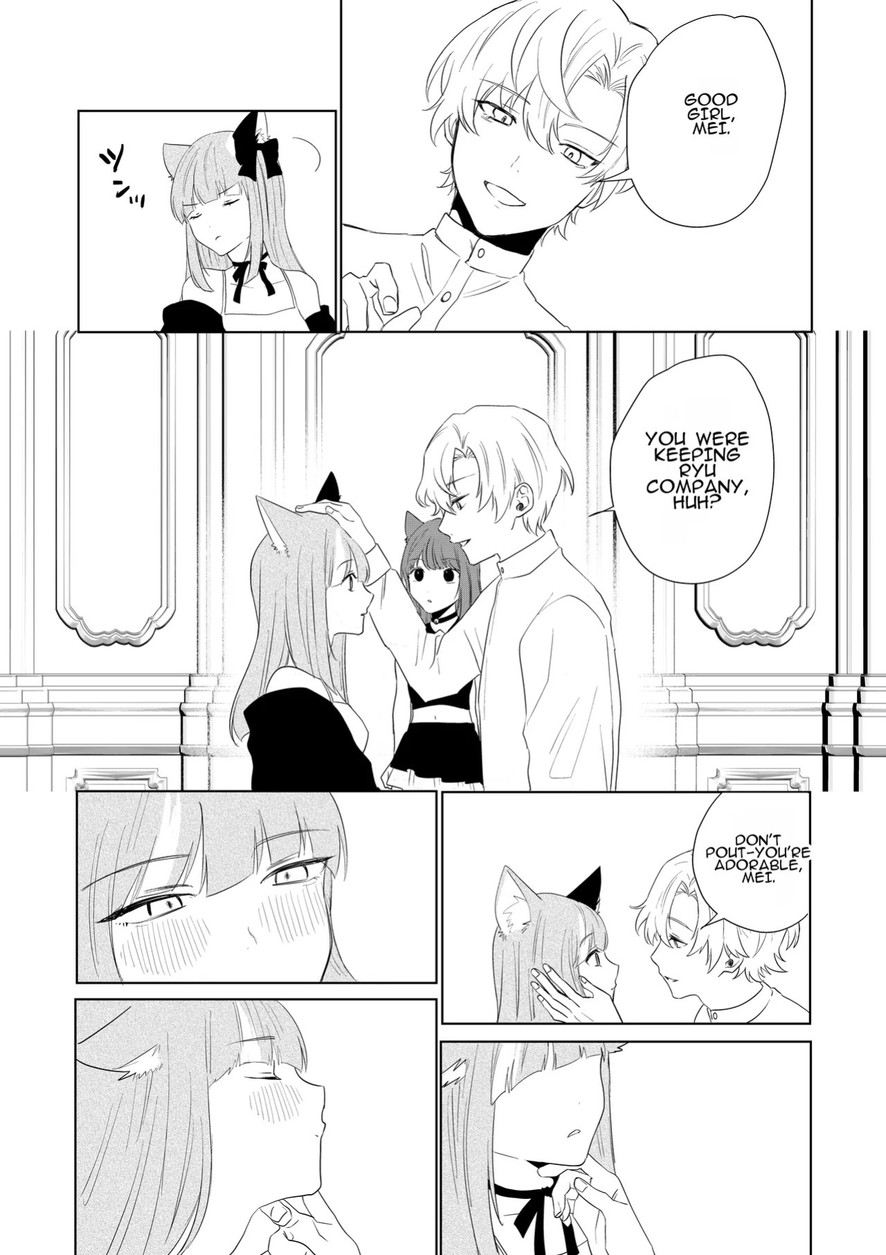 [Amulai Okashi Seisakusho (Hoshino Iro)] Boku ga TS Saserarete, Shiawasena Mesu Neko Toshite Kawareru Hanashi | The Story of How I Was Turned into a TS Woman and Kept as a Happy Female Cat