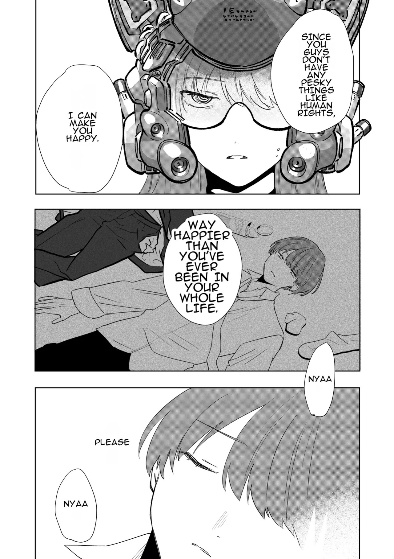 [Amulai Okashi Seisakusho (Hoshino Iro)] Boku ga TS Saserarete, Shiawasena Mesu Neko Toshite Kawareru Hanashi | The Story of How I Was Turned into a TS Woman and Kept as a Happy Female Cat