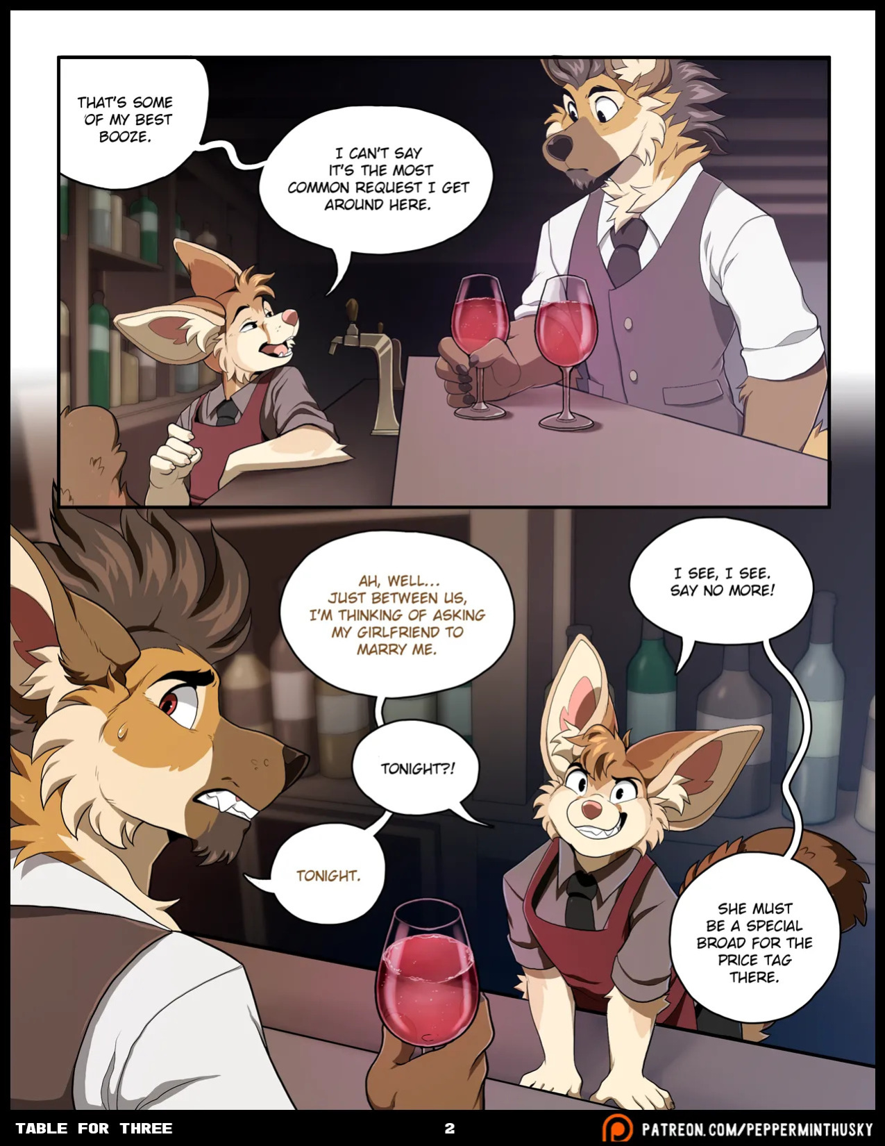 [PeppermintHusky (Roanoak/Ace)] Table for Three: Remix (Incomplete)