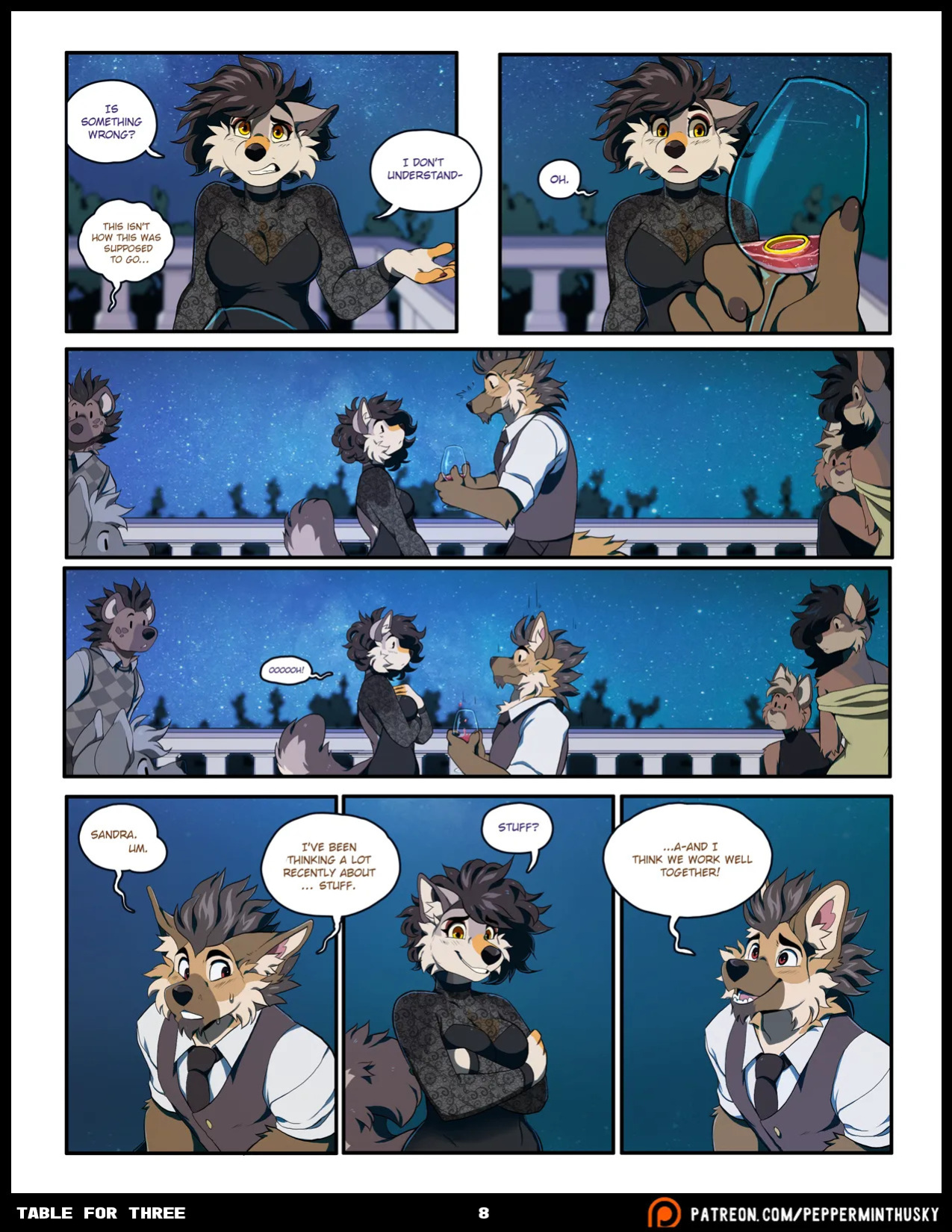 [PeppermintHusky (Roanoak/Ace)] Table for Three: Remix (Incomplete)