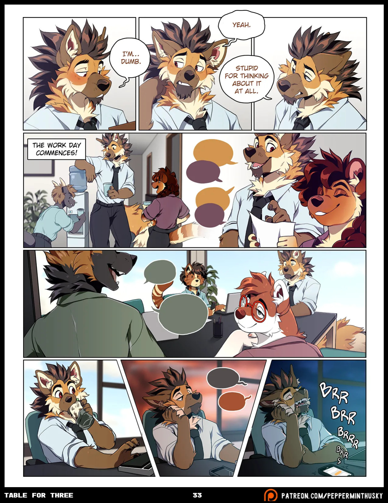 [PeppermintHusky (Roanoak/Ace)] Table for Three: Remix (Incomplete)