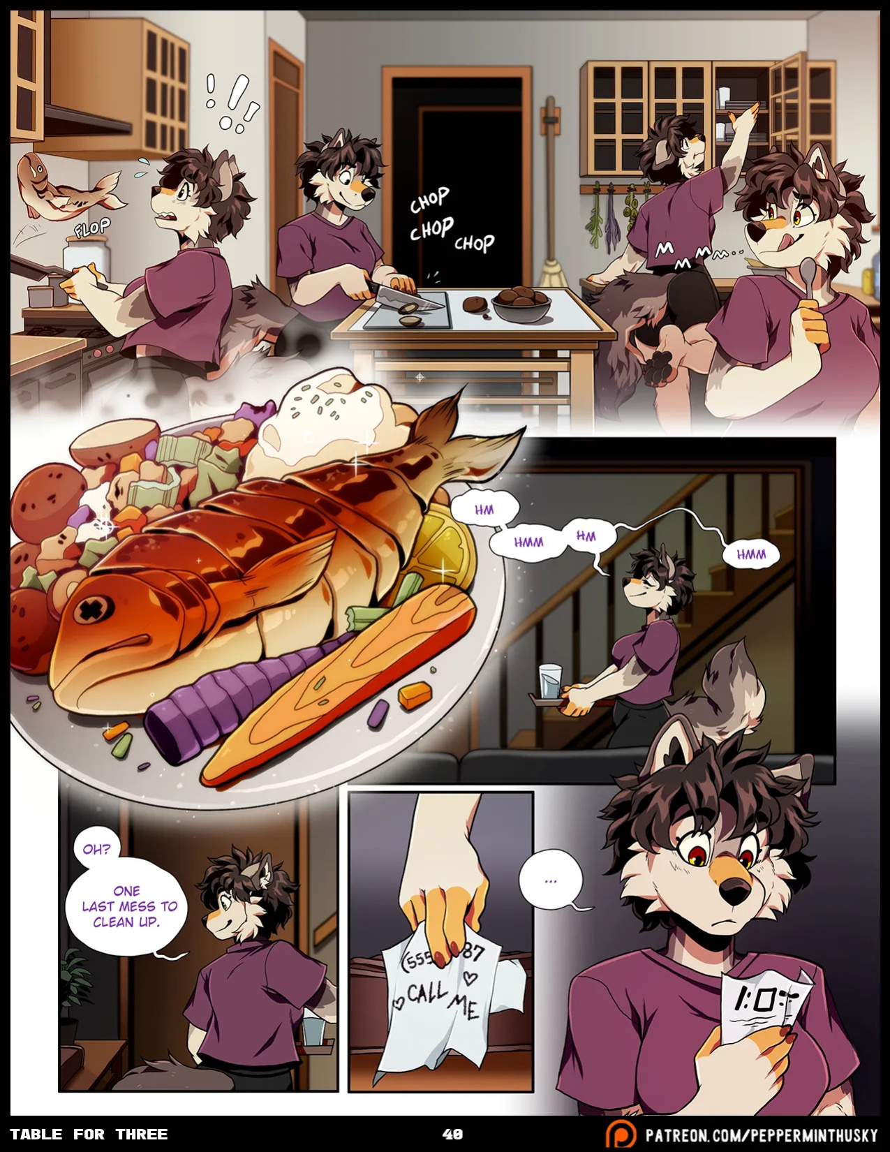 [PeppermintHusky (Roanoak/Ace)] Table for Three: Remix (Incomplete)