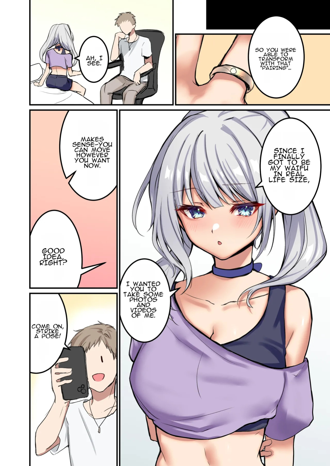 [TSF no F (Mugen no Sudadokei)] Ore ga Mmae no Yome de Omae ga Orenoyome de ~ Kasutamudouru de Engeiji ~ | I'm Your Wife And You're My Wife ~ Engaged With a Custom Doll ~