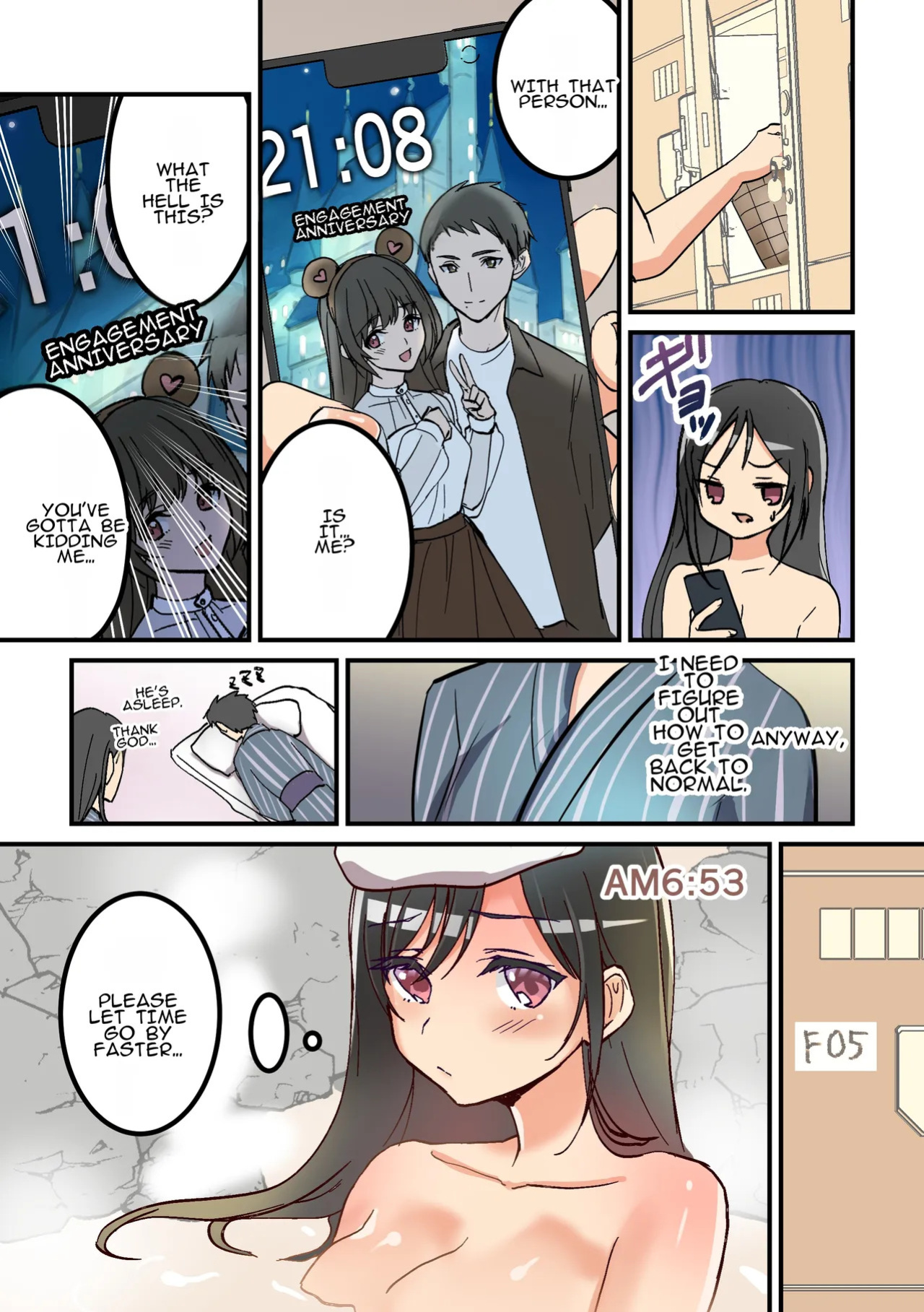 [TSF no F (Mugen no Sudadokei)] Ore ga Mmae no Yome de Omae ga Orenoyome de ~ Kasutamudouru de Engeiji ~ | I'm Your Wife And You're My Wife ~ Engaged With a Custom Doll ~