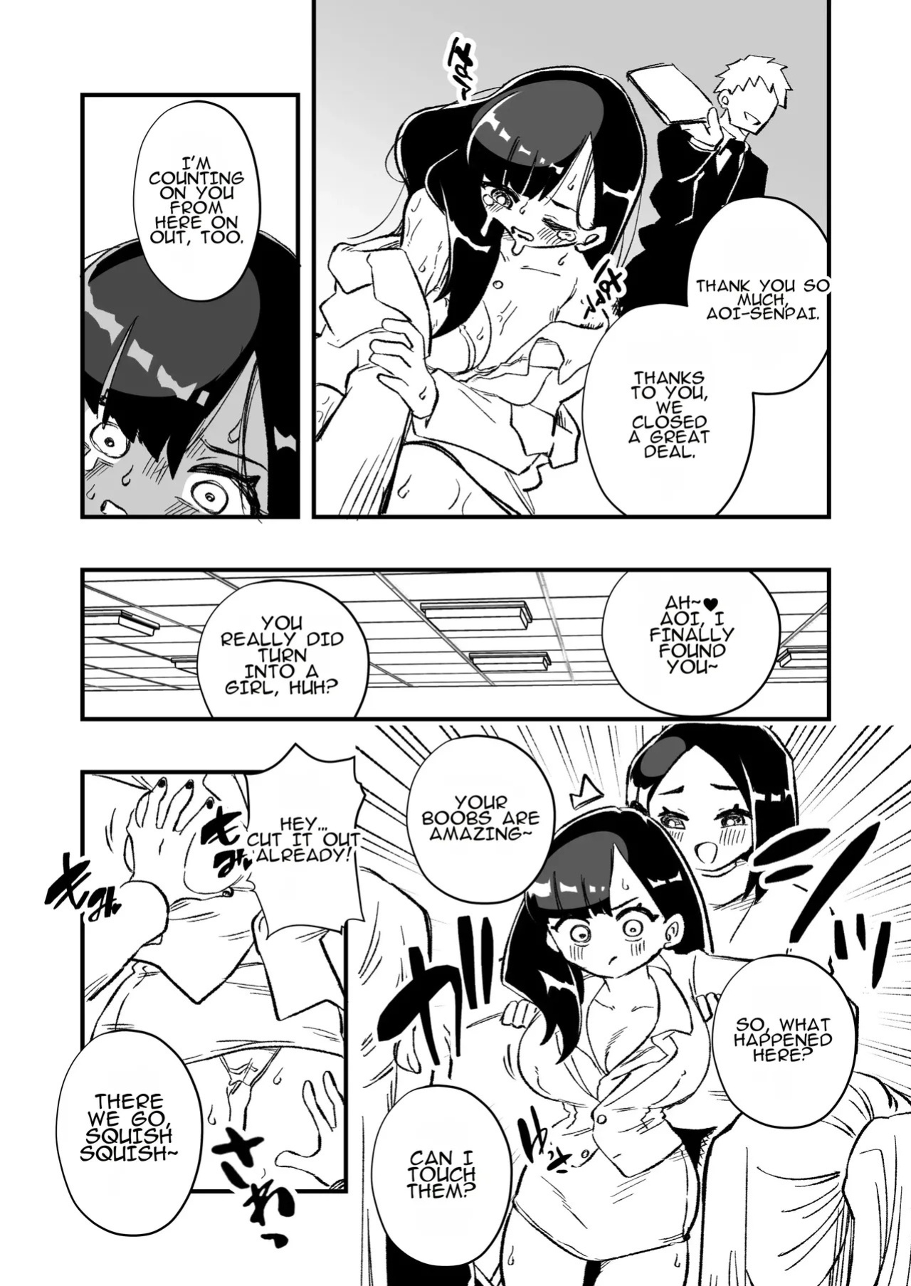 [Niello Kouzan (Niello KYO)] Nyotaika → Otto Shikkaku Uwaki Aite to no Dorei Musume e | Gender Swap → Disqualified as a Husband: Turned into a Slave Girl for His Wife's Lover