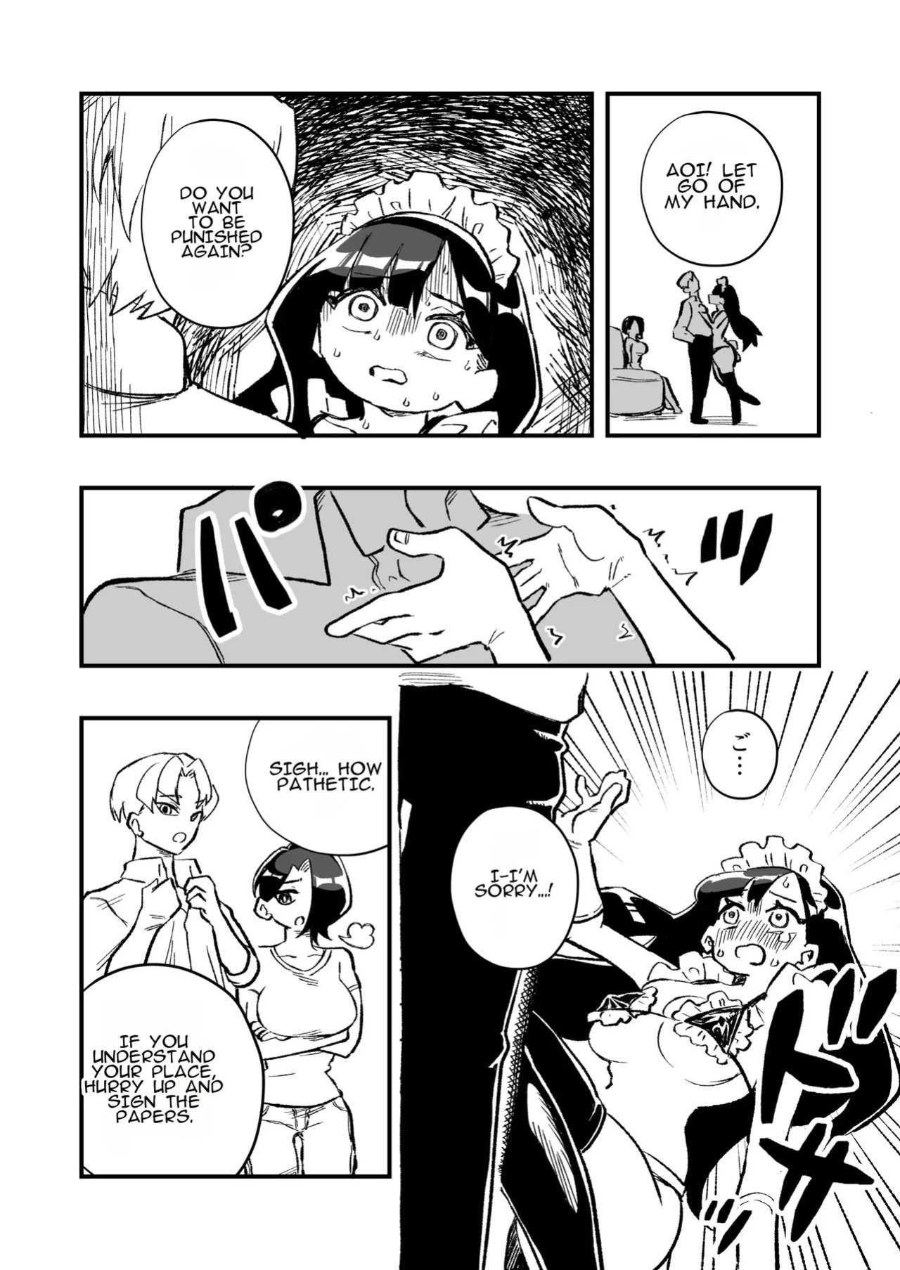 [Niello Kouzan (Niello KYO)] Nyotaika → Otto Shikkaku Uwaki Aite to no Dorei Musume e | Gender Swap → Disqualified as a Husband: Turned into a Slave Girl for His Wife's Lover