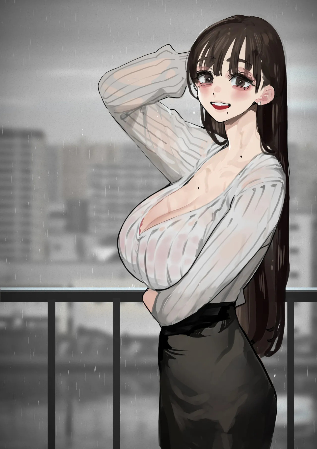[September (Sanku)] Hamedori Ryuushutsu no Tsuma, Deepfake to Usobuku. | Wife Whose Sex Tape Was Leaked Claims It's a Deepfake. [English] [MTL]