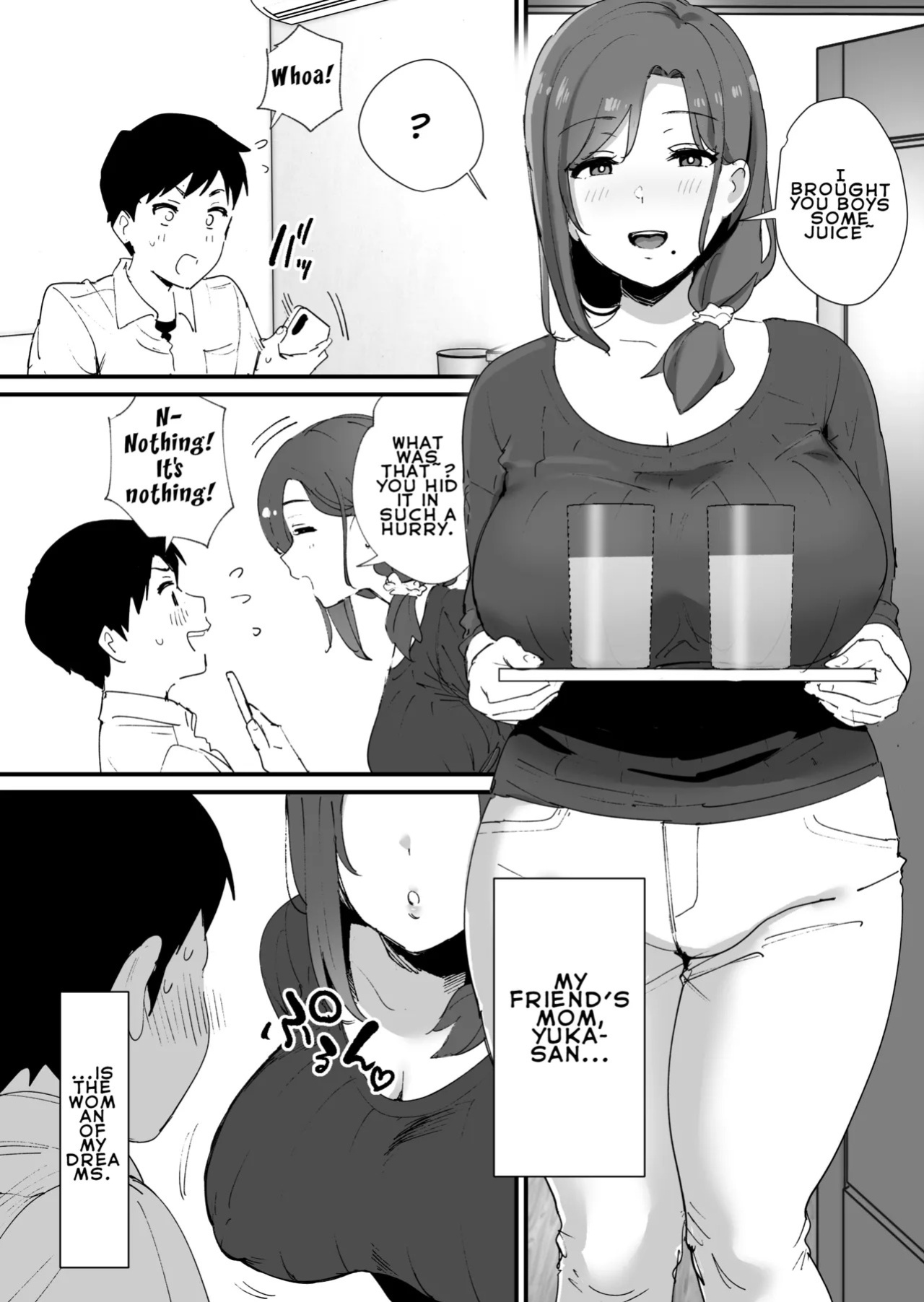 [Okuta Koubou (Okuta)] Akogare no Tomo Mama to Matching Shita Ken | The Time I Matched With My Admired Friend's Mom [English] [LKK•Scans] [Digital]
