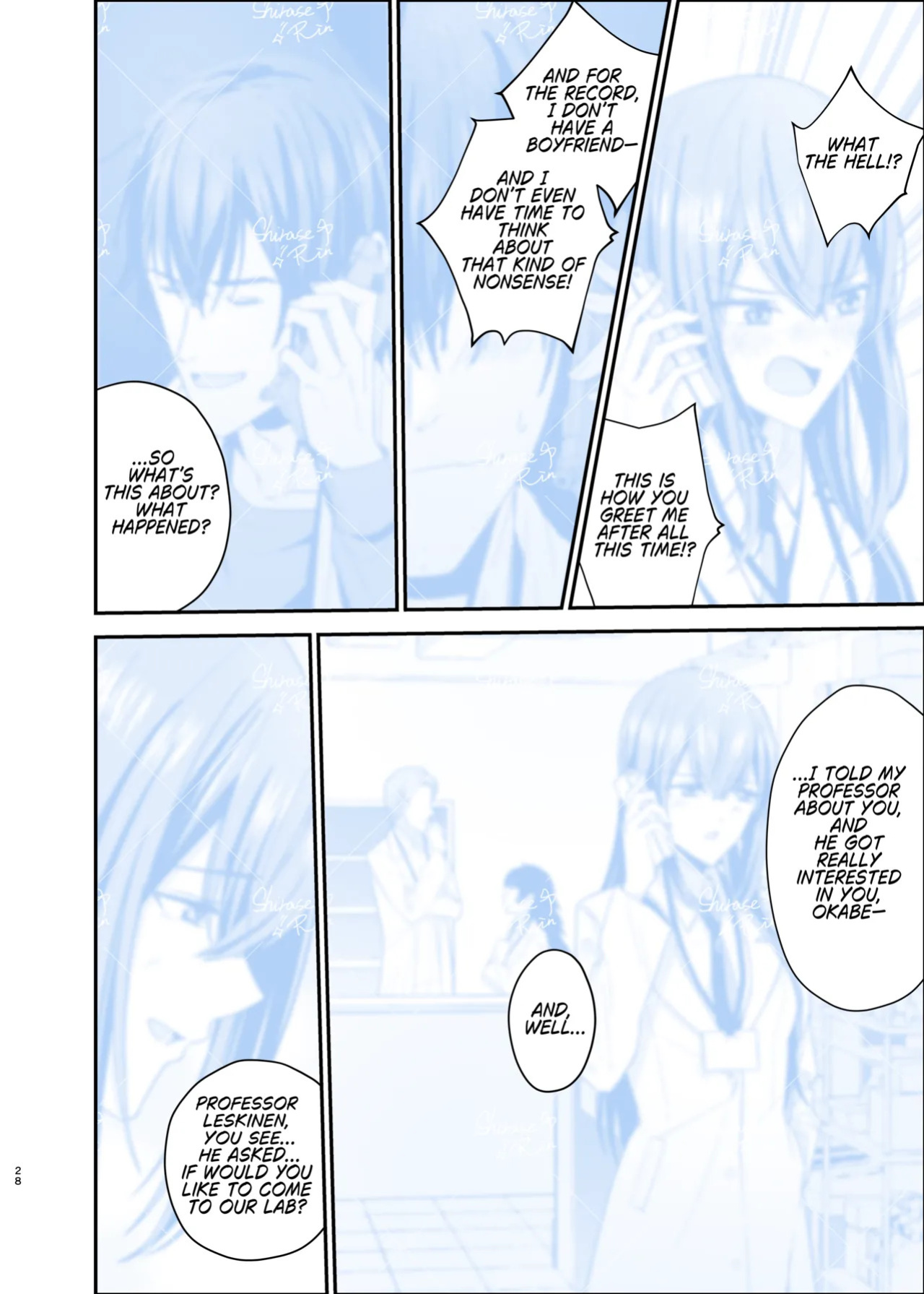 [Shirase Rin (Shirase Rin)] Shinjitsu Setsuzoku no Truth Line | Truth Line of Synchronicity (Steins;Gate) [English] [Digital]