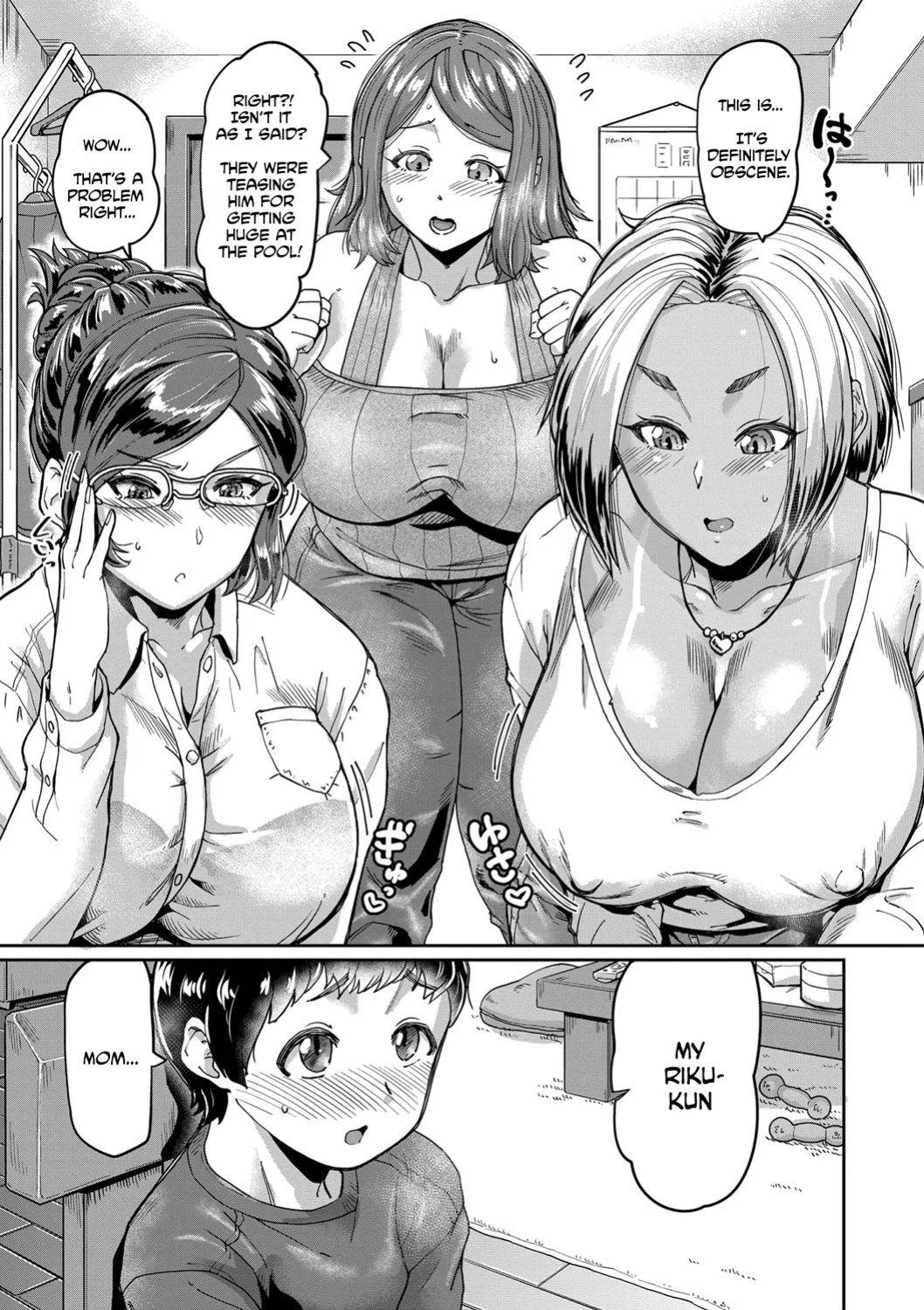 Married Women's Son Care: Oh No, Is My Son's Penis Too Big...? [Ch 1-3]