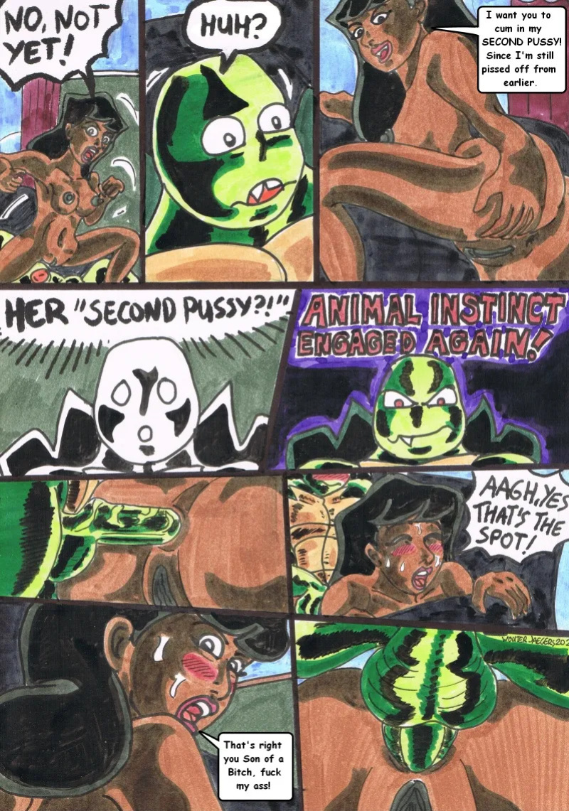 Rise of the Teenage Mutant Ninja Turtles, "Animal instinct."