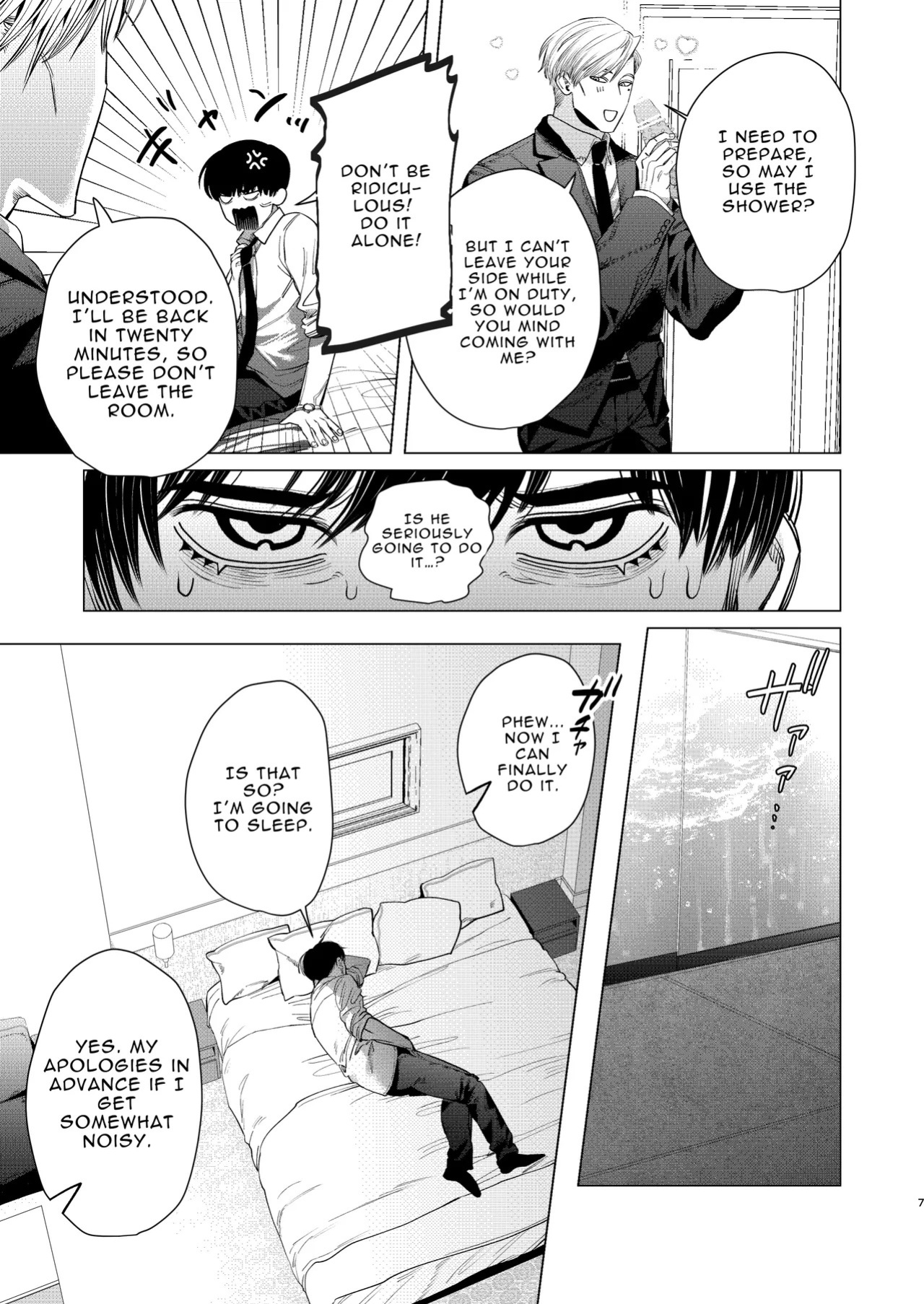 [KANIPANKO (Kanipan Munshamushi)] My Bodyguard is a Muscular Blonde and Horny Hunk?!