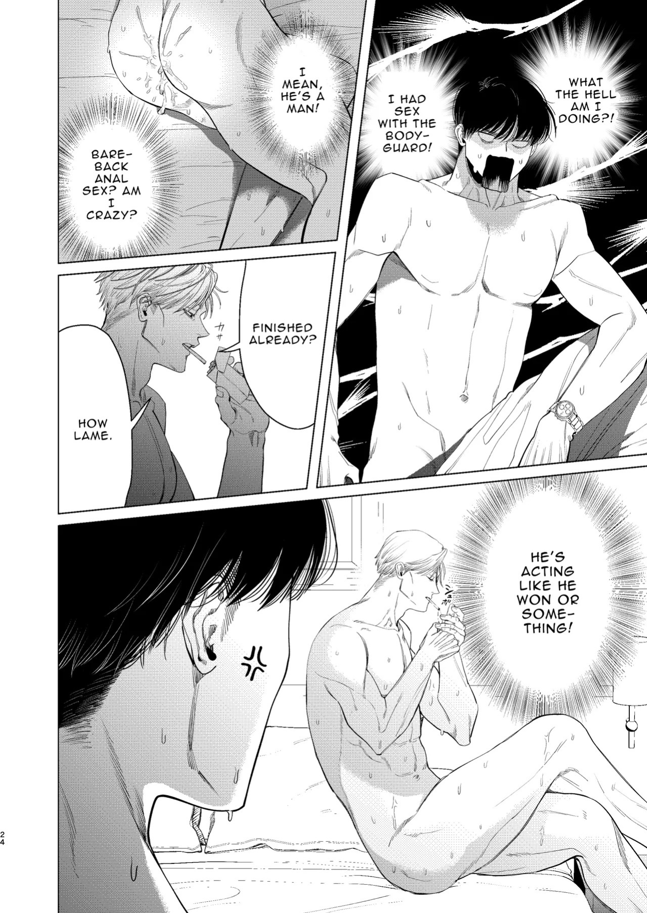 [KANIPANKO (Kanipan Munshamushi)] My Bodyguard is a Muscular Blonde and Horny Hunk?!