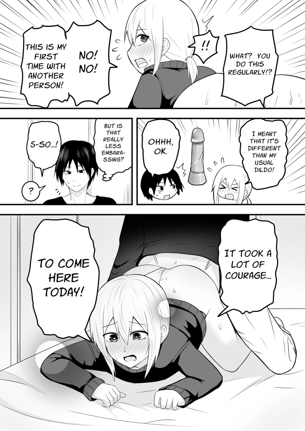 [Natural one (Toodoo Yuuichi)] Flirty Lovey Homo Sex with a Cute Crossdressing Guy [English] [Stationary Target]