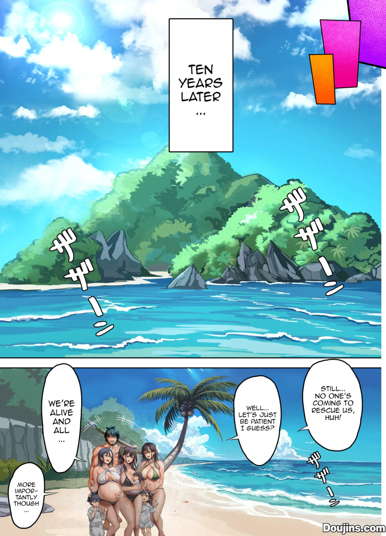 [Hokekiyo Carnival (Houhokekiyo)] Mujintou Sounan Harem | Deserted Island Castaway Harem Ch.1-6 [English] {Doujins.com}