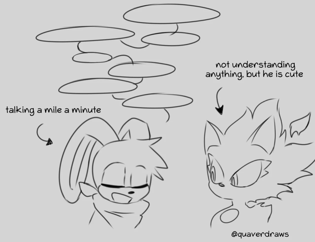 [Quaverdraws] Rush to the Dreamland (Prototype Sonic AU)