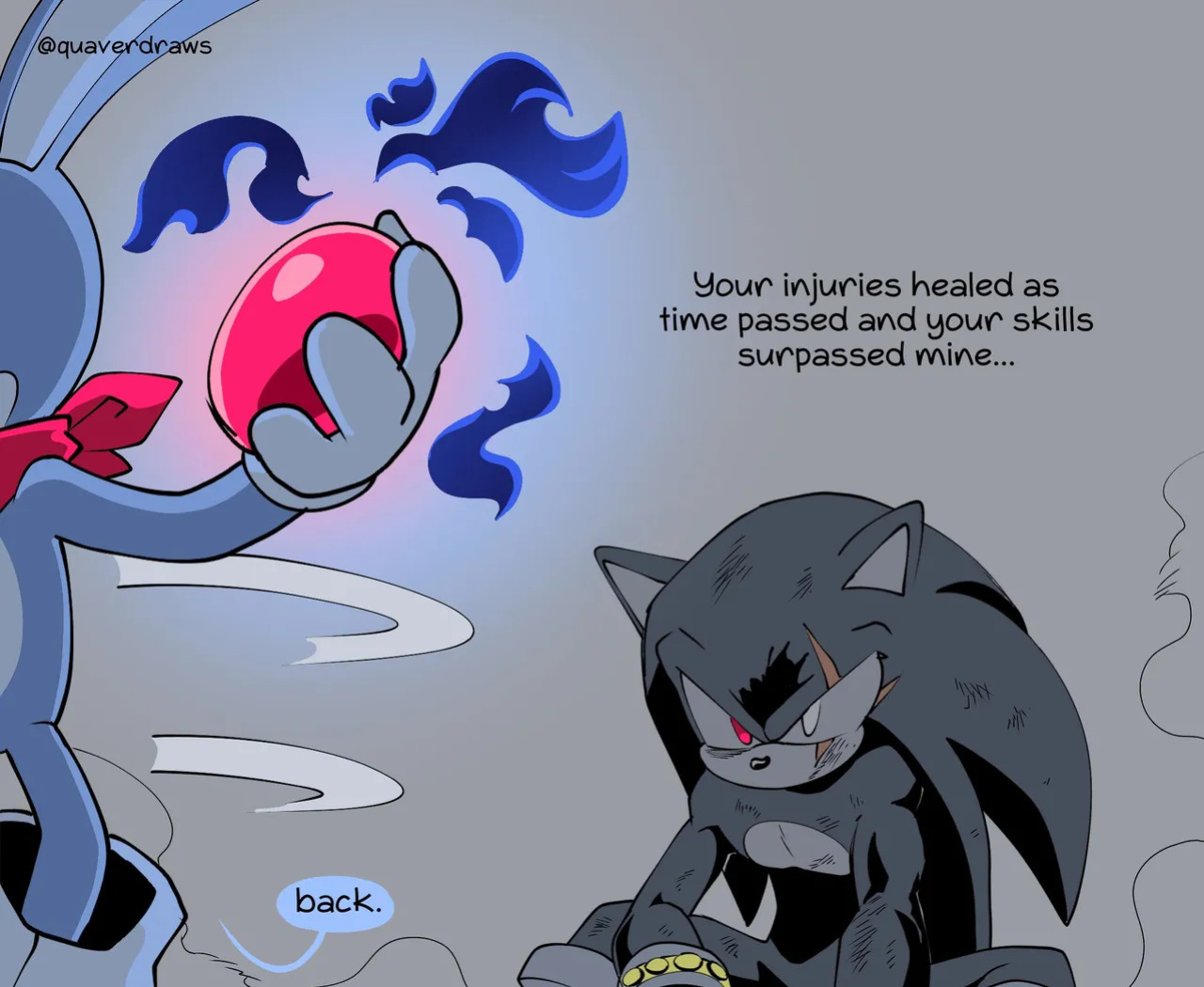 [Quaverdraws] Rush to the Dreamland (Prototype Sonic AU)