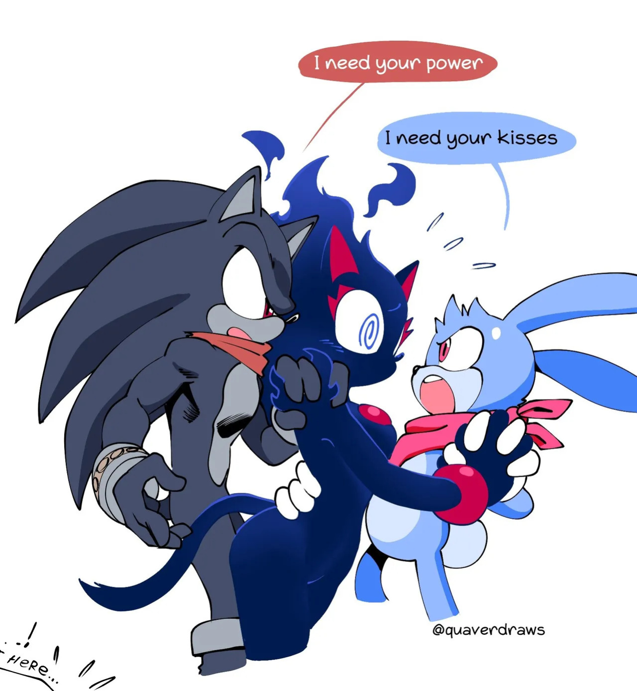 [Quaverdraws] Rush to the Dreamland (Prototype Sonic AU)